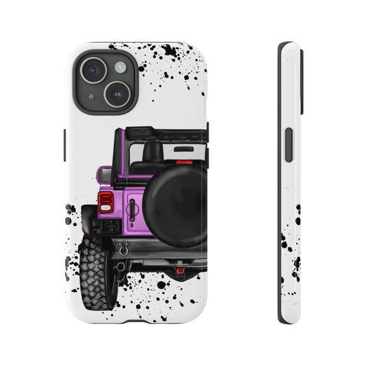 Off Road Life Charcoal Pink/Light Purple Protective Case for Iphone, Google and Samsung