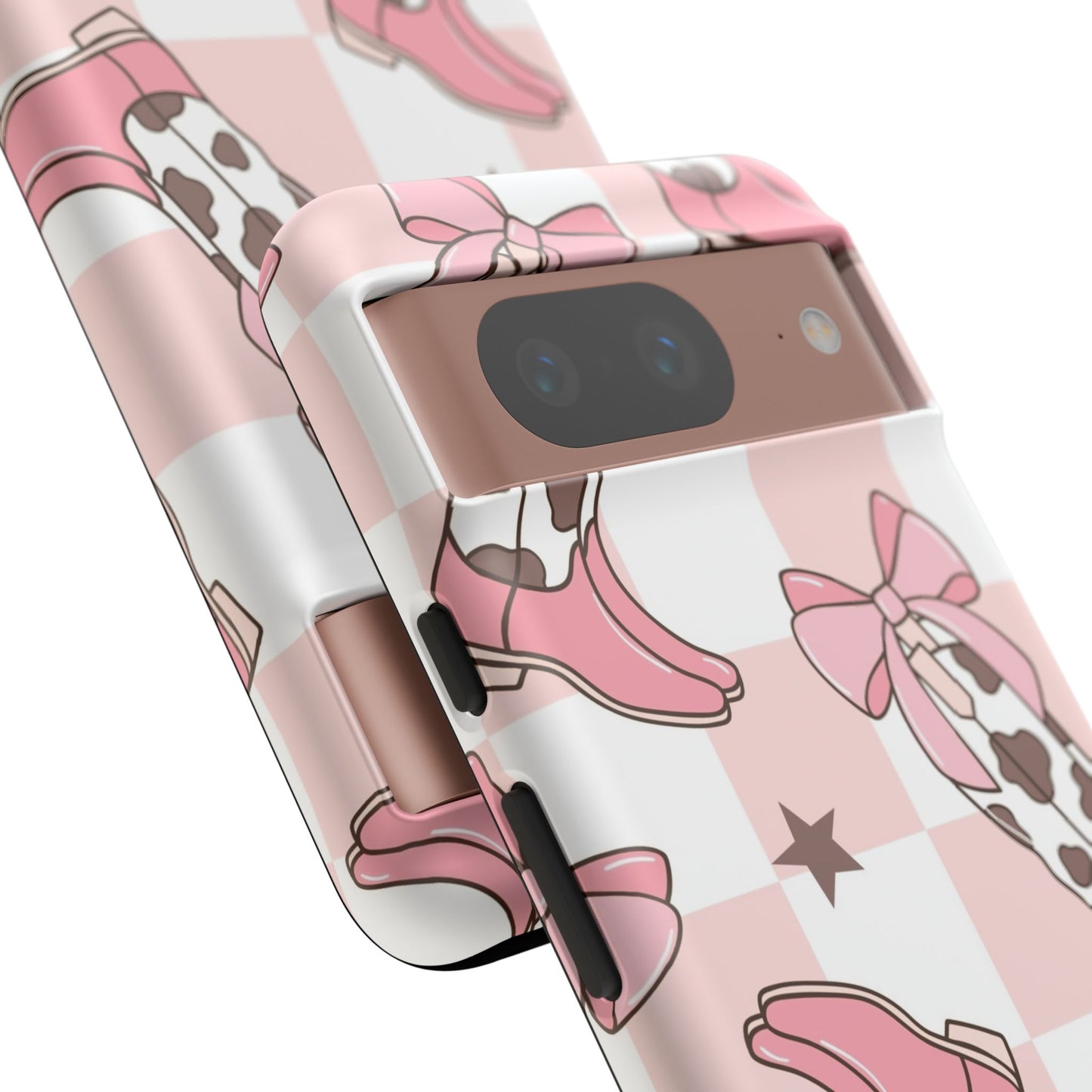 Cowboy Boots and Bows Protective Phone Case