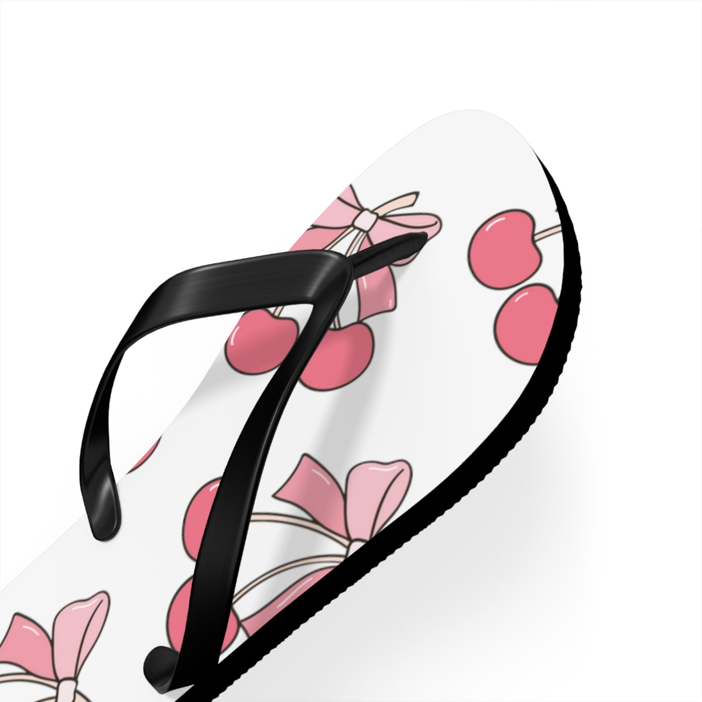 Cherry Bow Flip Flops