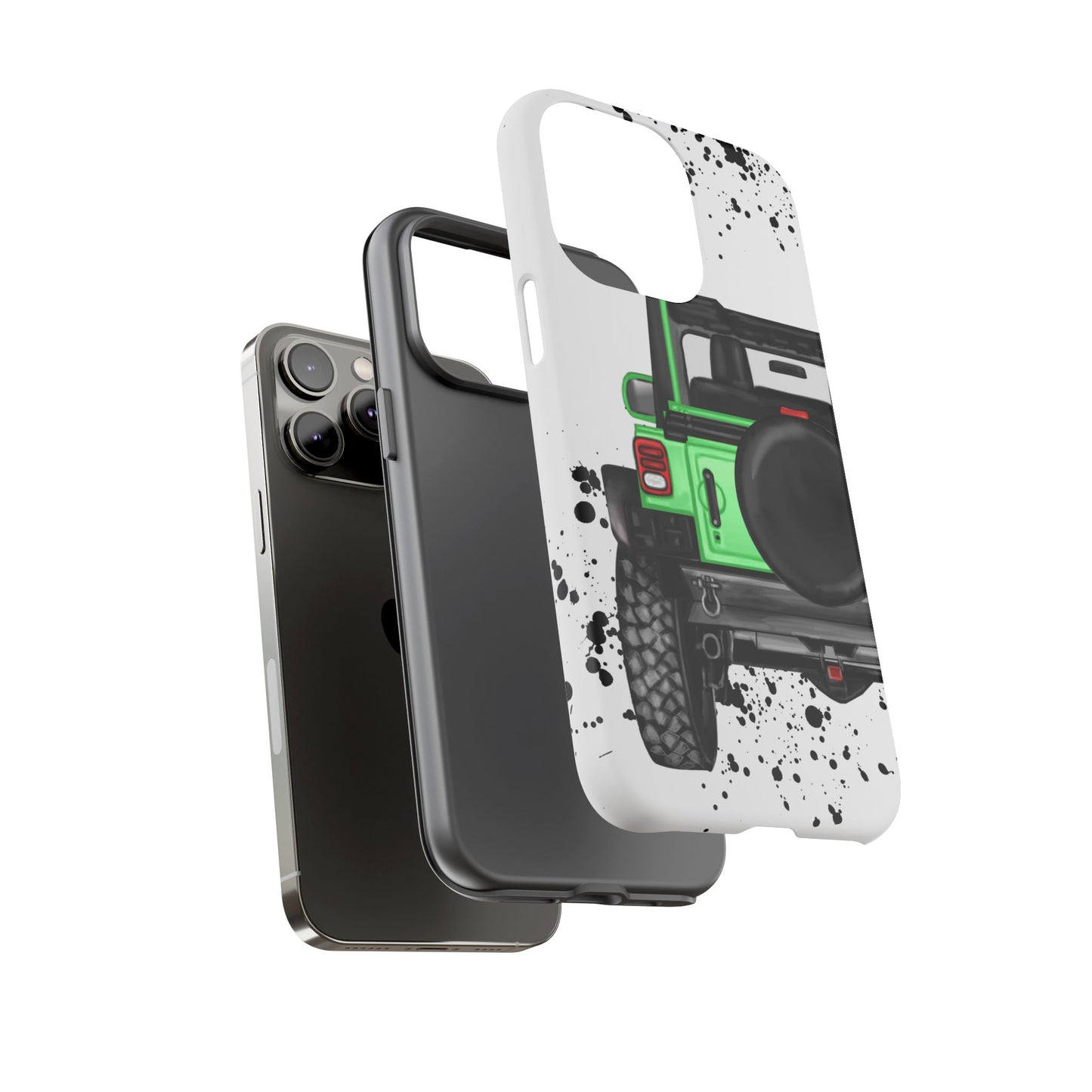 Off Road Life Green Protective Case for Iphone, Google and Samsung