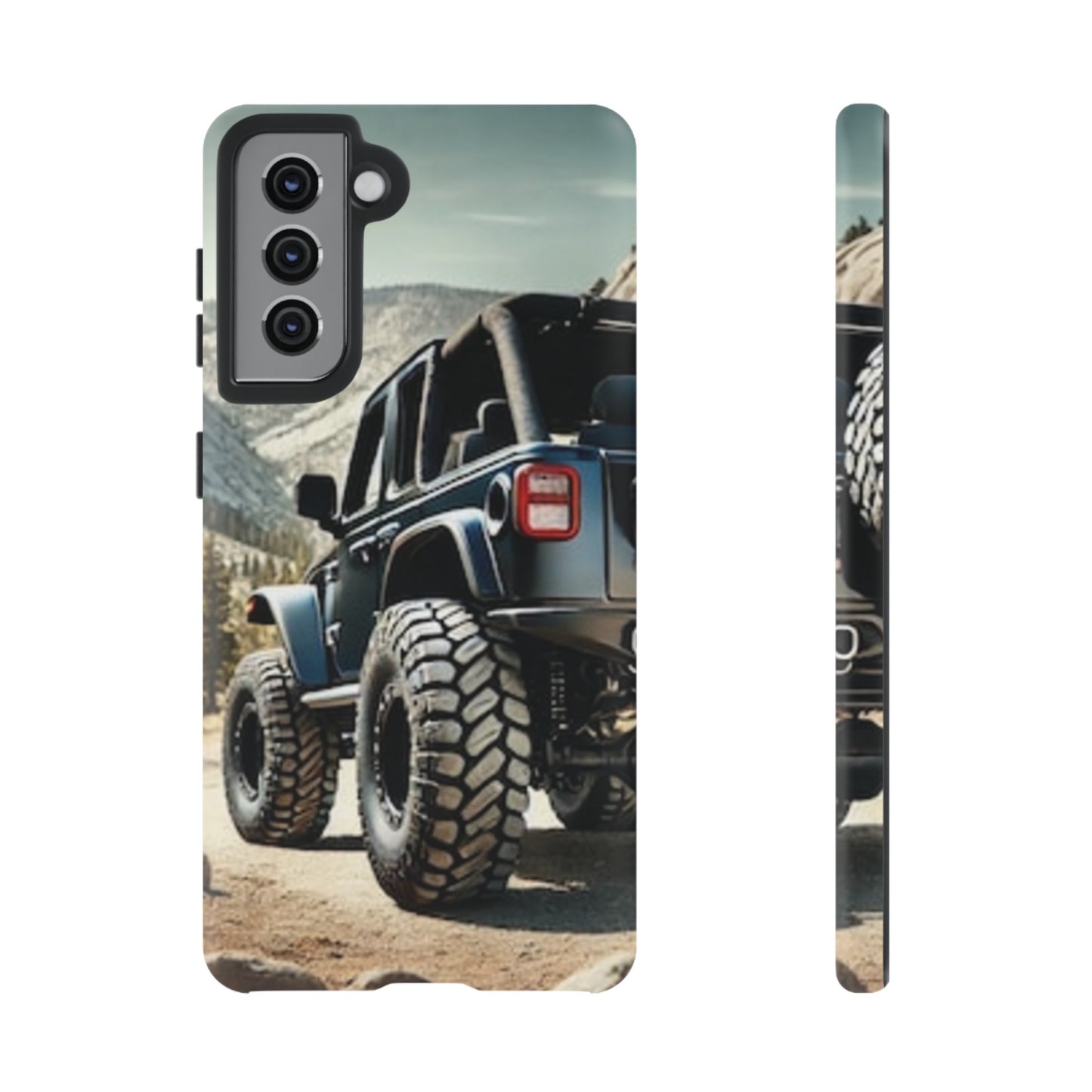 Blue Jeep Protective Phone Case