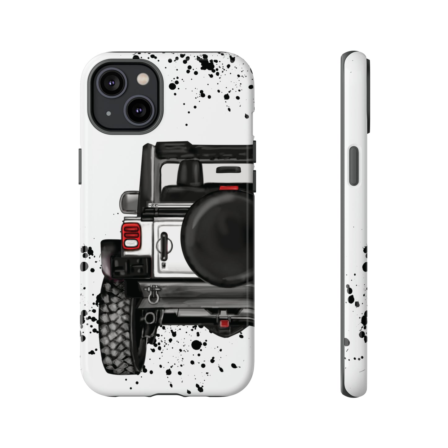 Off Road Life White Protective Case for Iphone, Google and Samsung