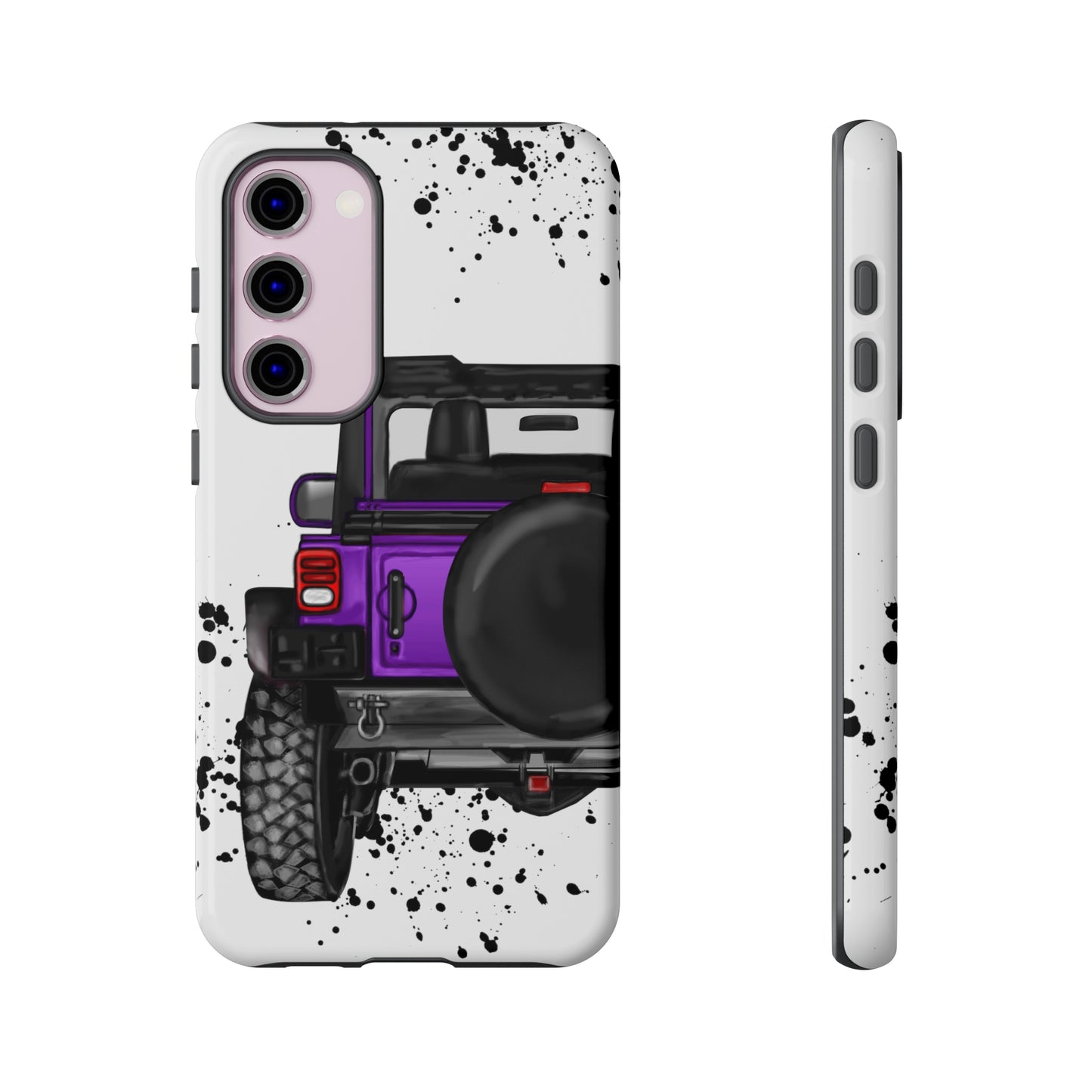 Off Road Life Purple Protective Case for Iphone, Google and Samsung