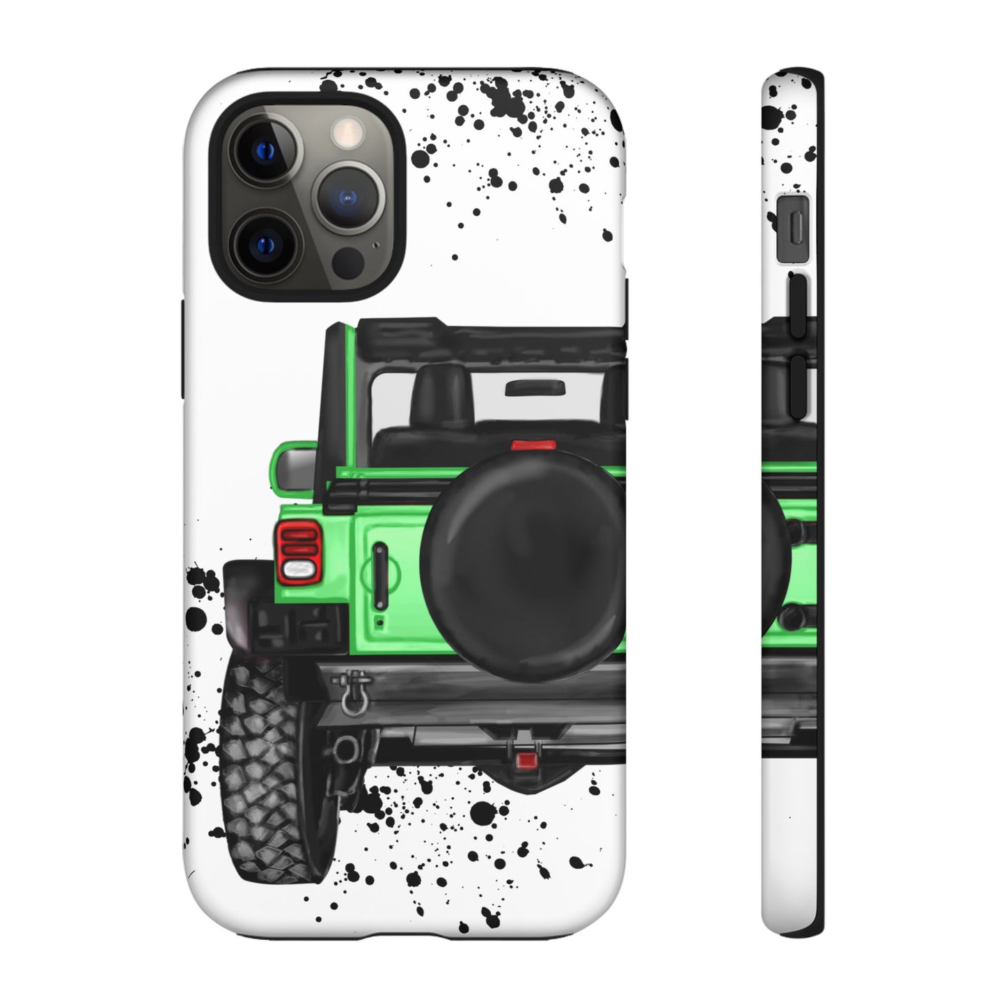 Off Road Life Green Protective Case for Iphone, Google and Samsung