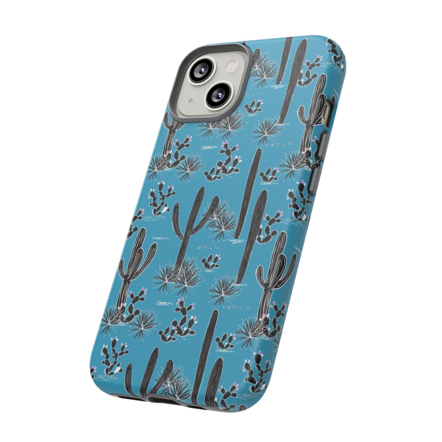 Turquoise Cactus Love Phone Case