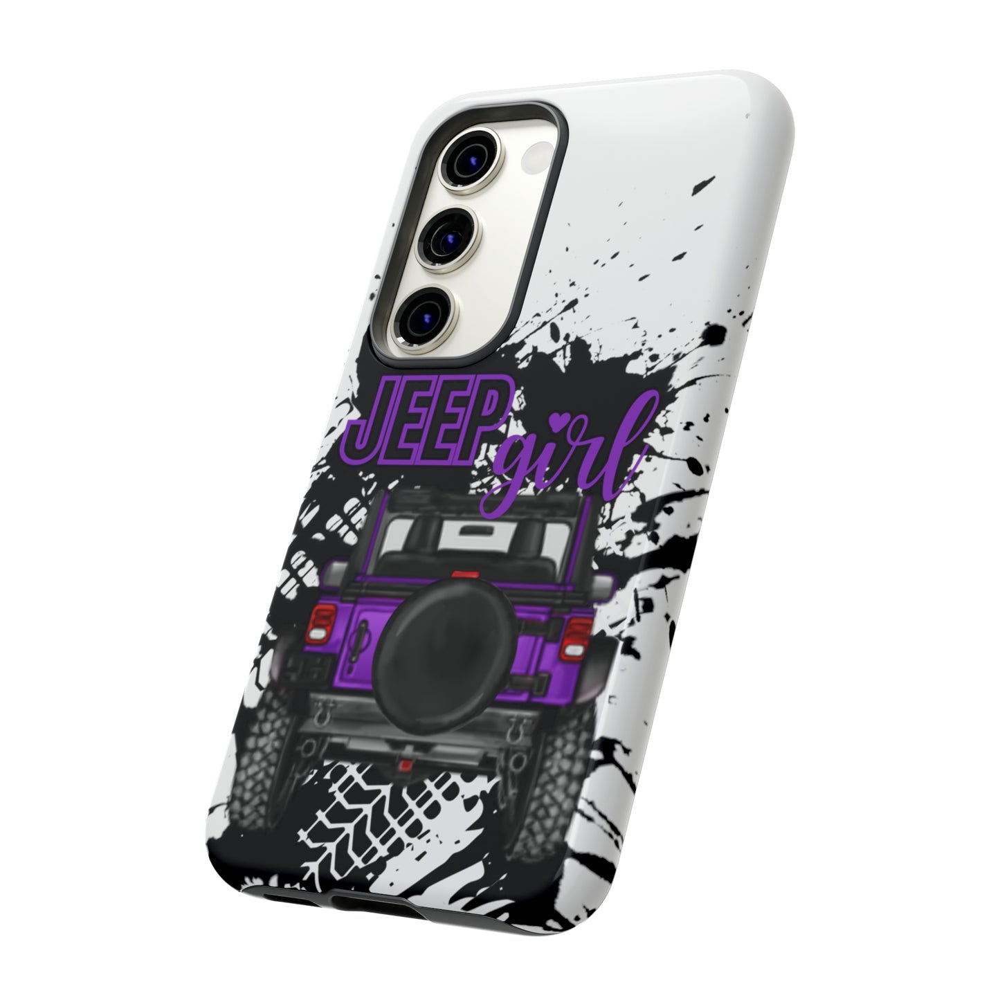 Off Road Girl Purple Tough Cases