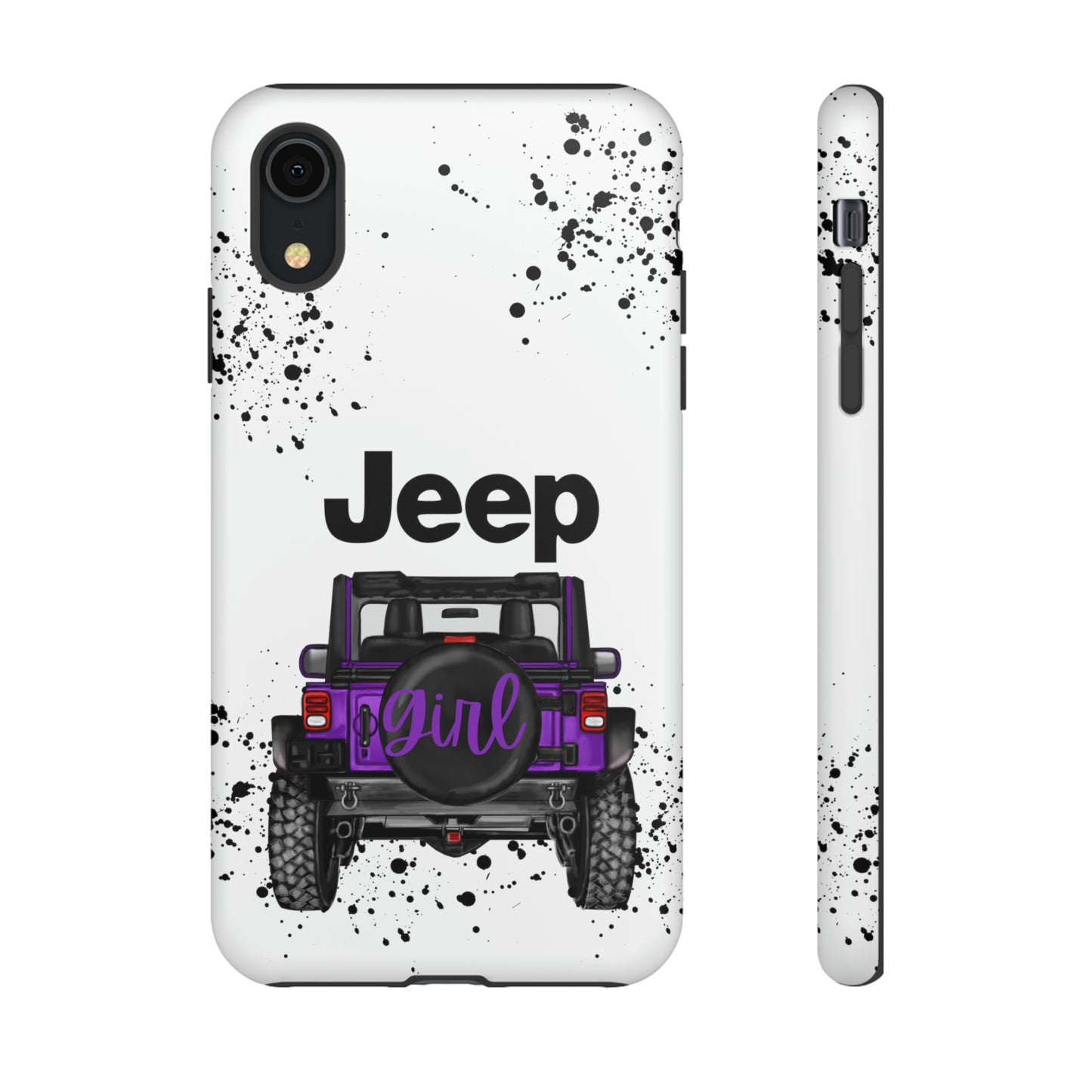 Off Road Girl Dark Purple Protective Case for Iphone, Google and Samsung Phones