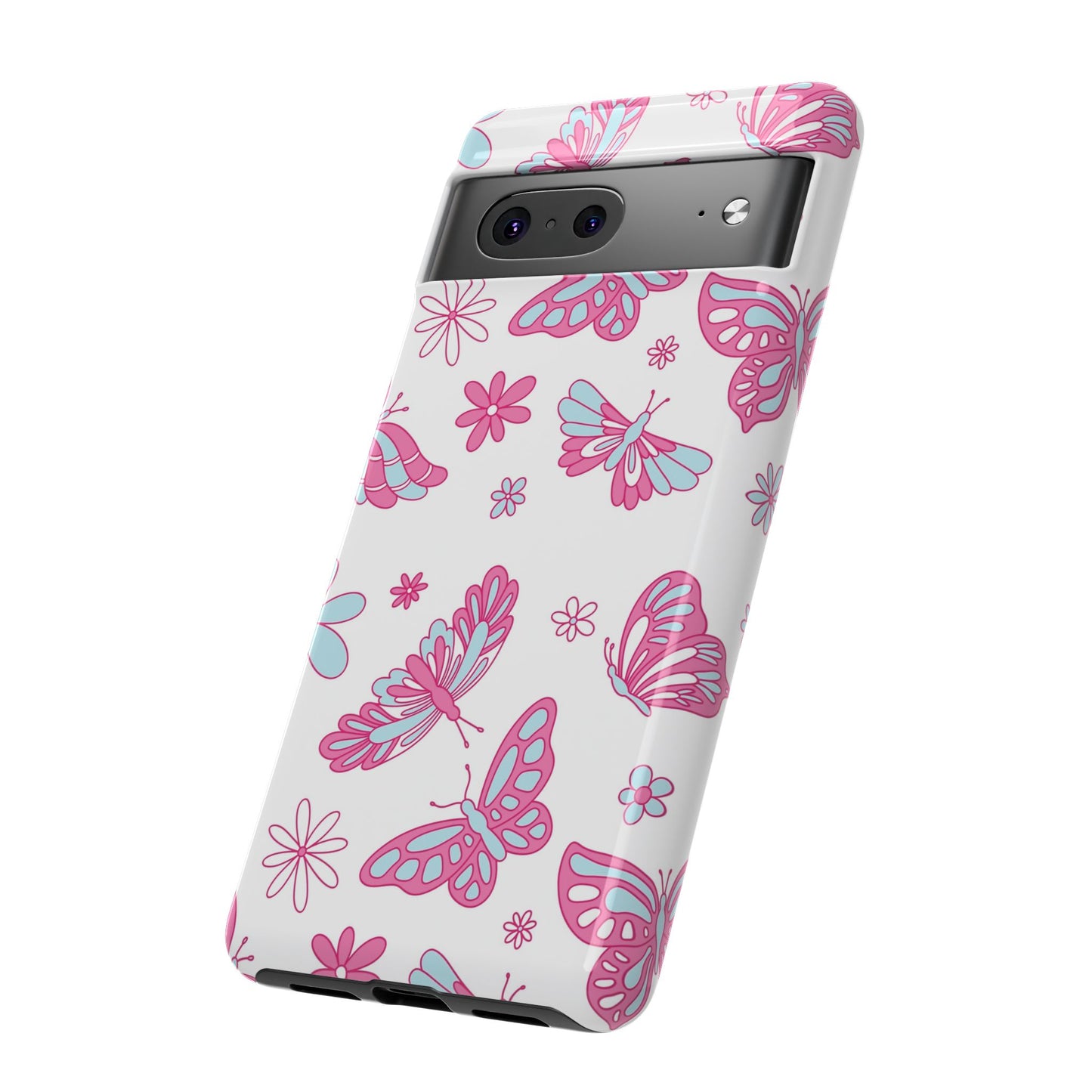 Pastel Butterflies Protective Phone Case