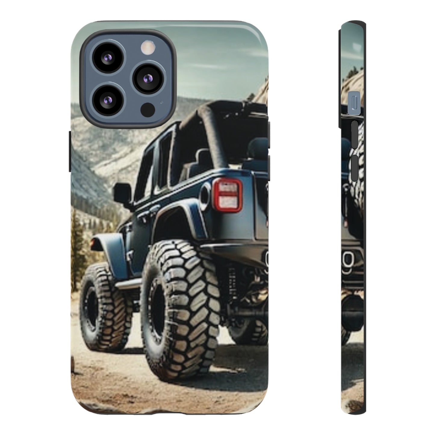 Blue Jeep Protective Phone Case