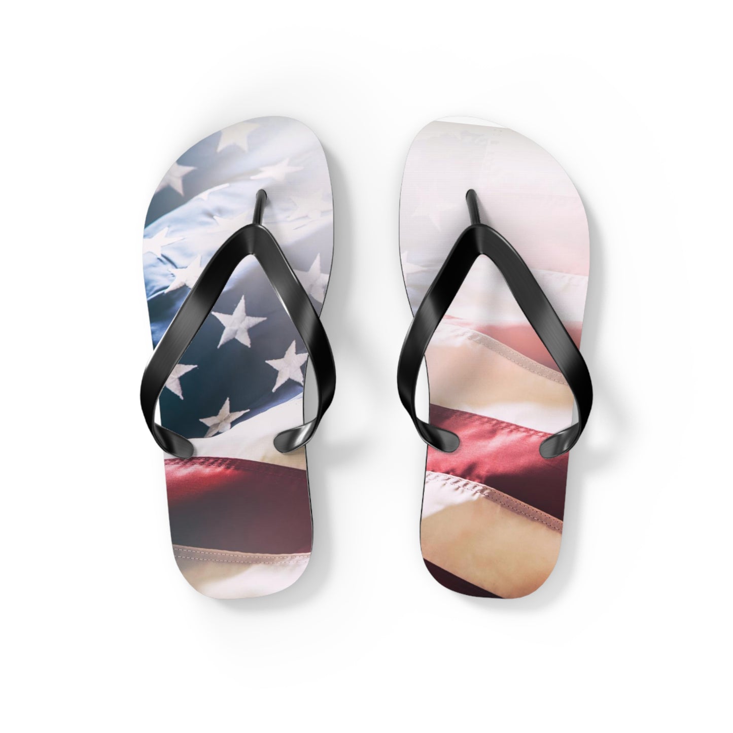 American Flag Summer Flip Flops