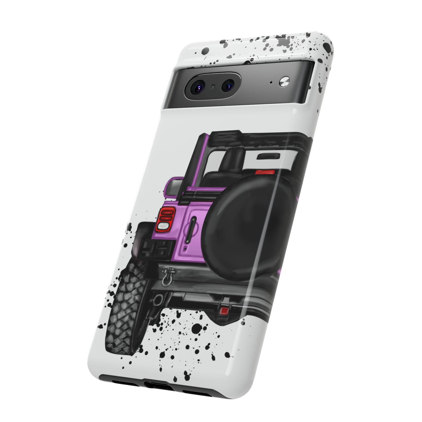 Off Road Life Charcoal Pink/Light Purple Protective Case for Iphone, Google and Samsung