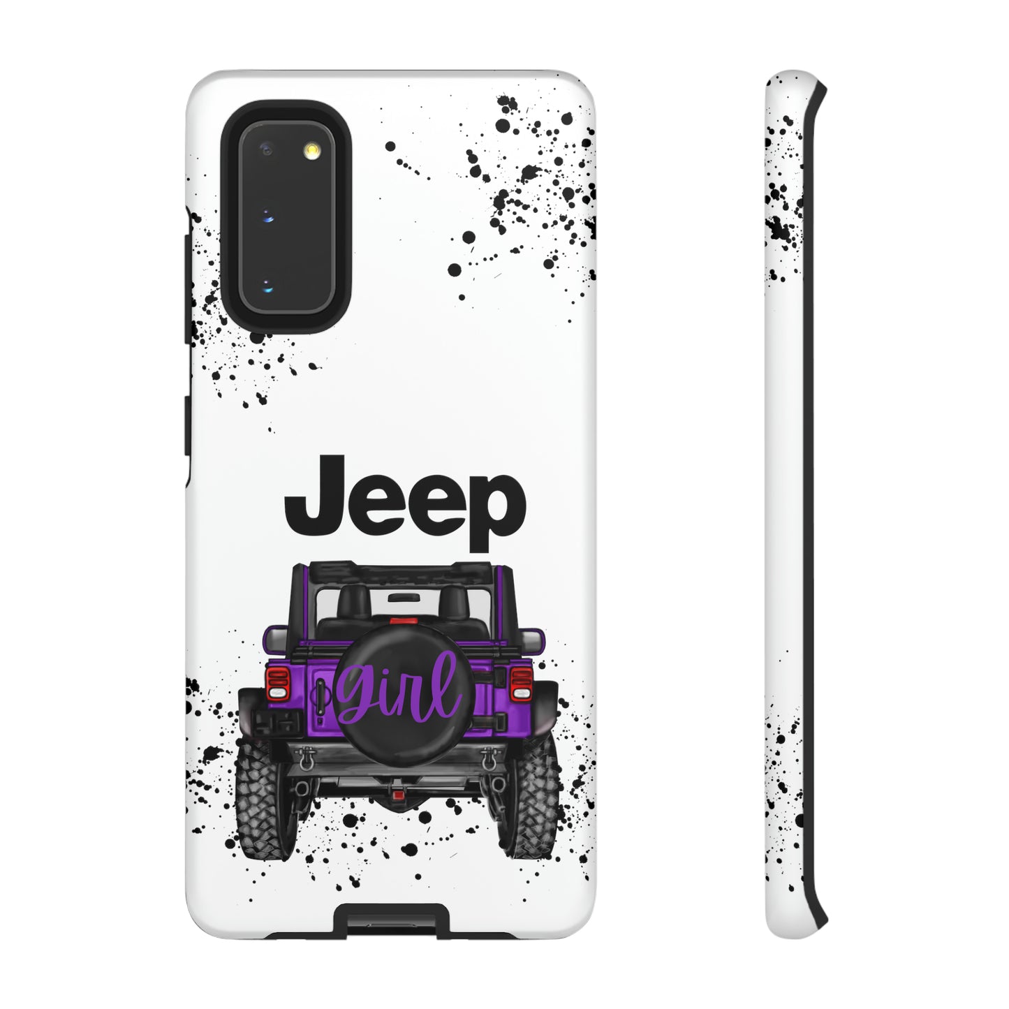 Off Road Girl Dark Purple Protective Case for Iphone, Google and Samsung Phones