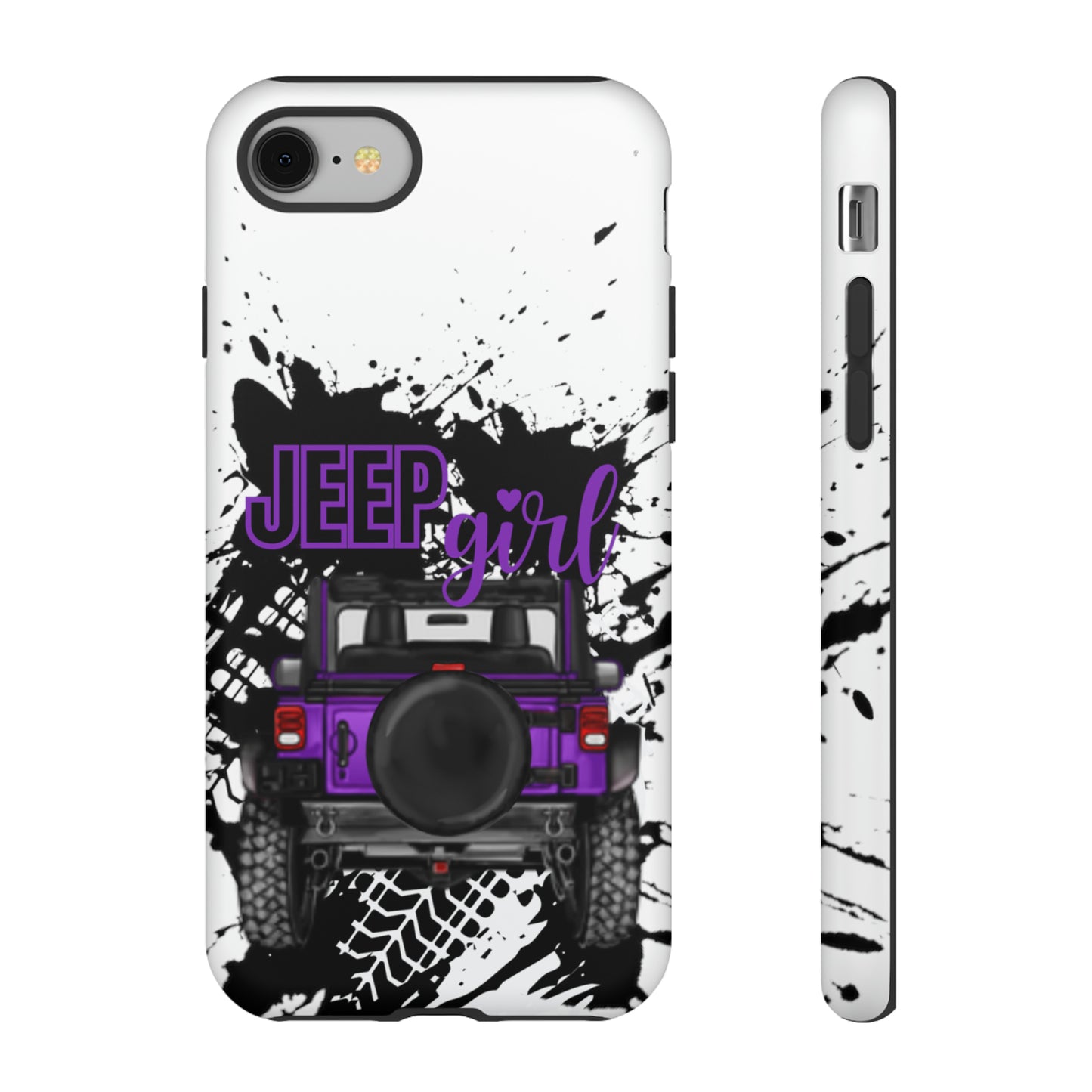 Off Road Girl Purple Tough Cases