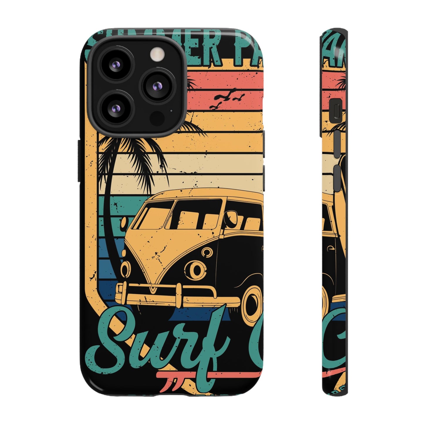 Retro Van Surf Summer Protective Phone Case