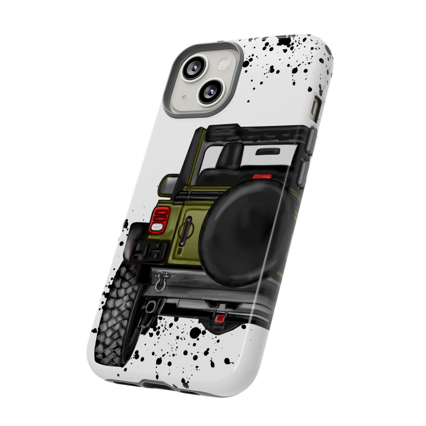 Off Road Life Army Green Protective Case for Iphone, Google and Samsung