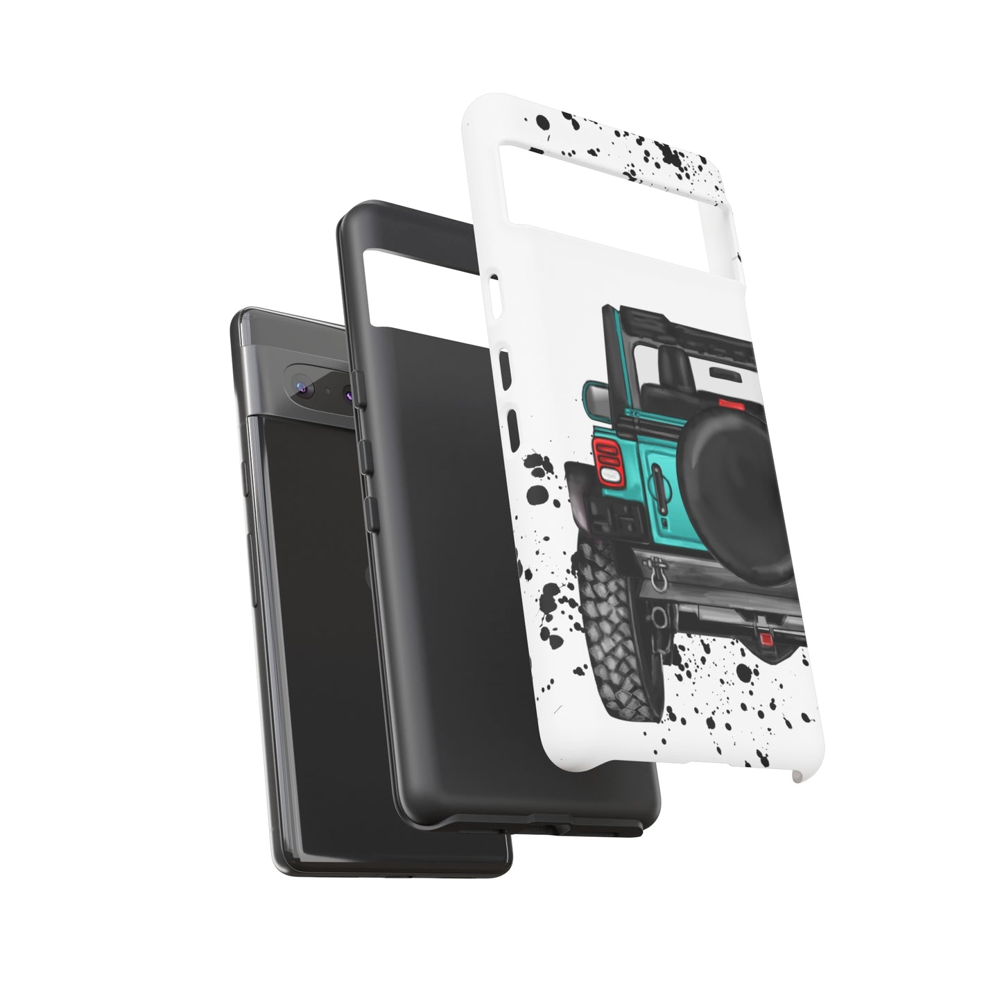 Off Road Life Turquoise Protective Case for Iphone, Google and Samsung