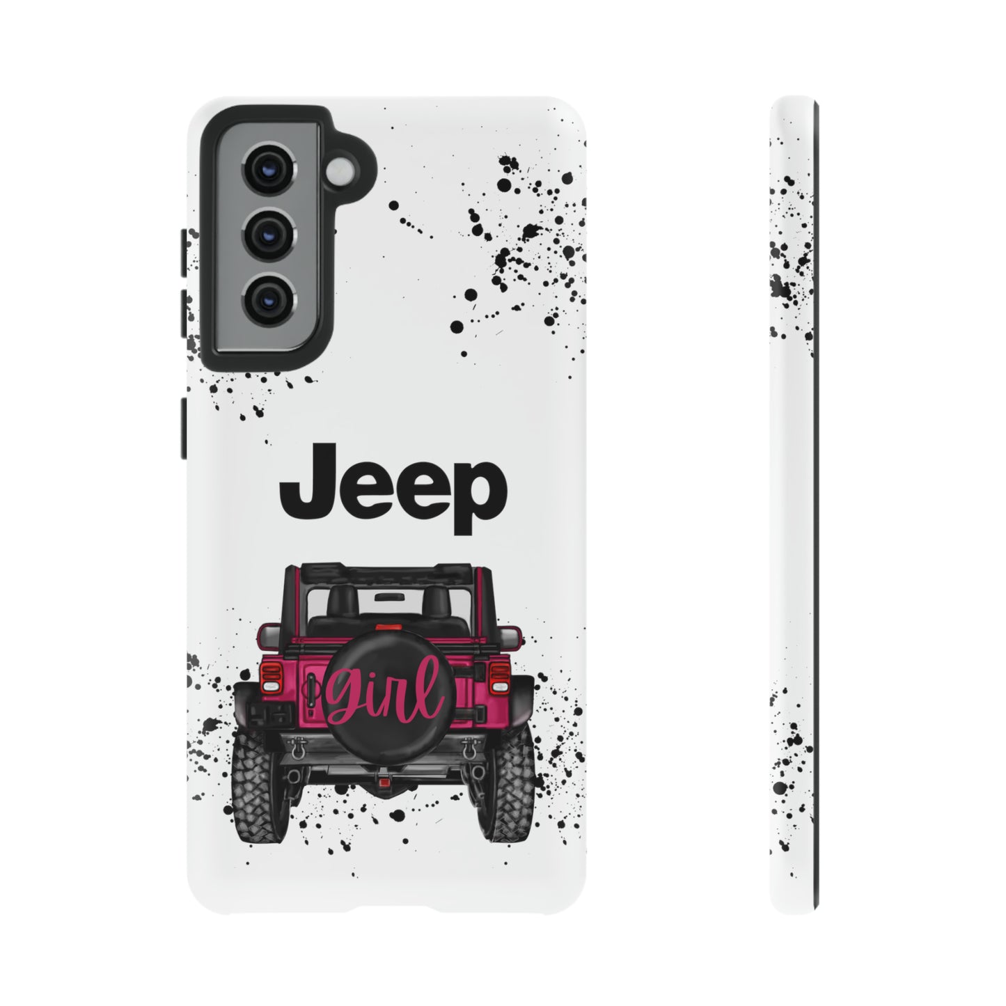 Off Road Girl Red Protective Case for Iphone, Google and Samsung Phones