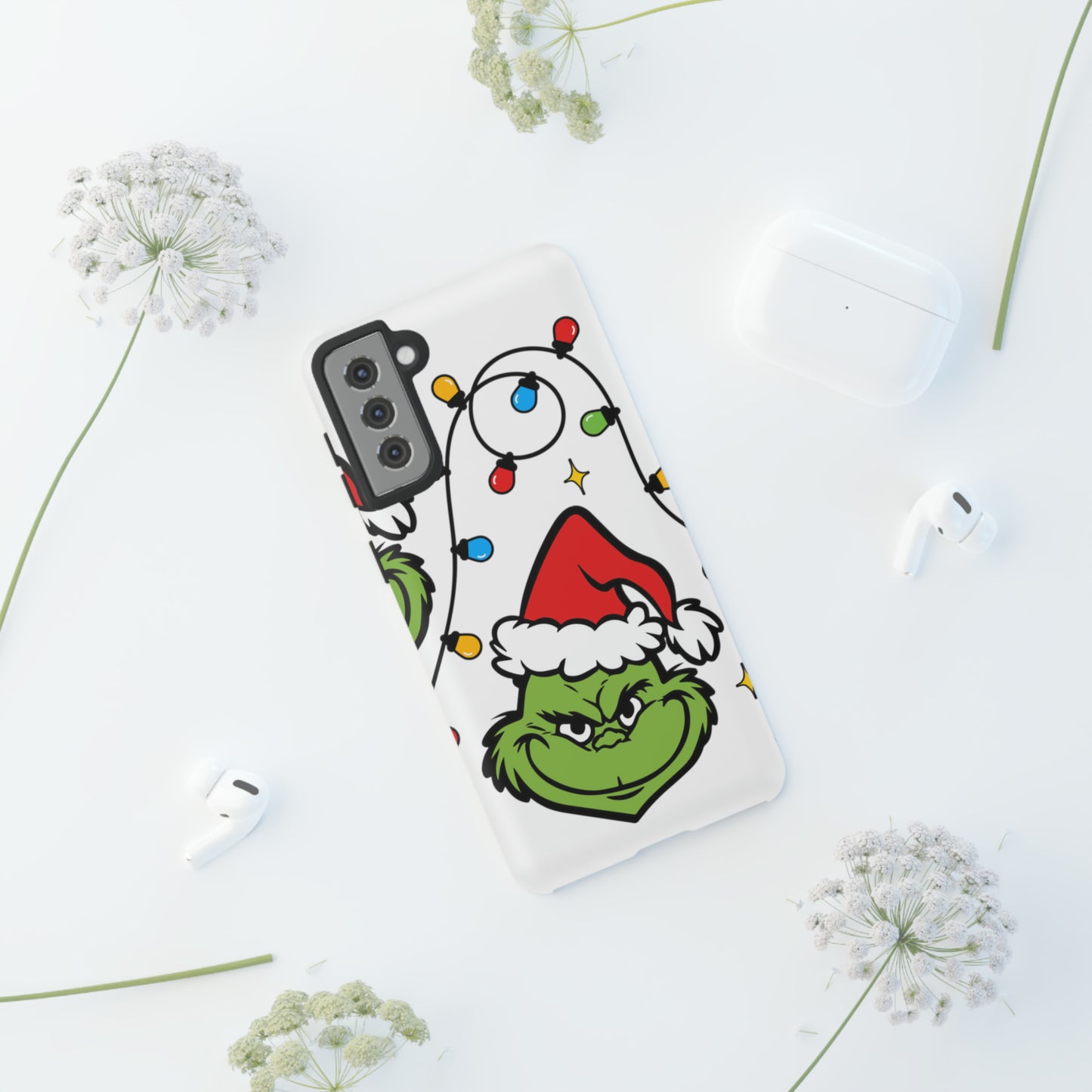 Grinchmas Lights Protective Case for IPhone, Samsung and Google Phones