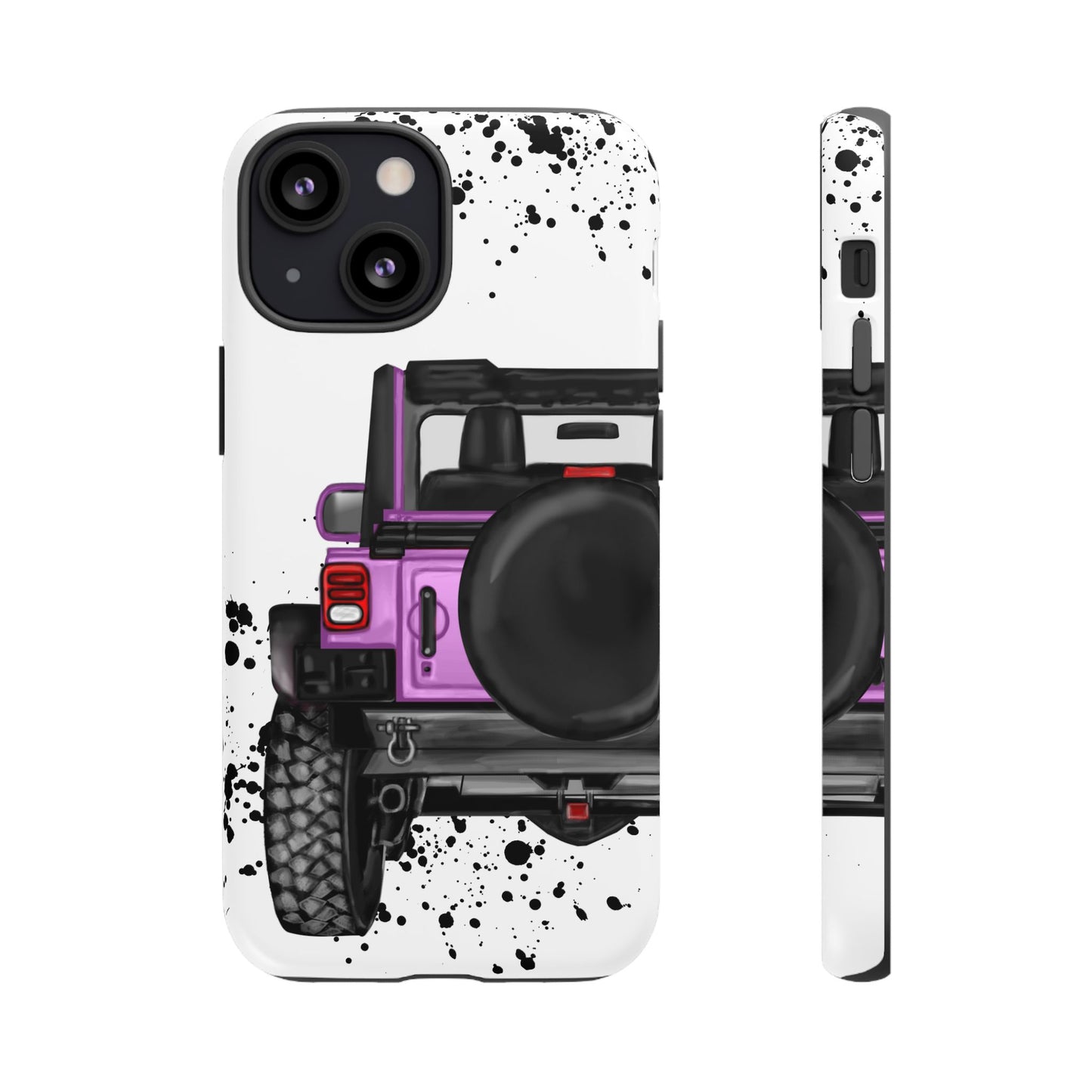 Off Road Life Charcoal Pink/Light Purple Protective Case for Iphone, Google and Samsung