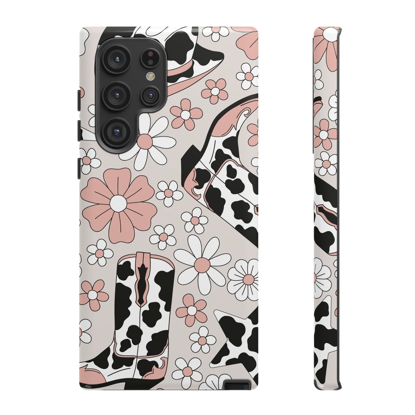 Western Flower Protective Phone Case for Google, Iphone and Samsung Phones