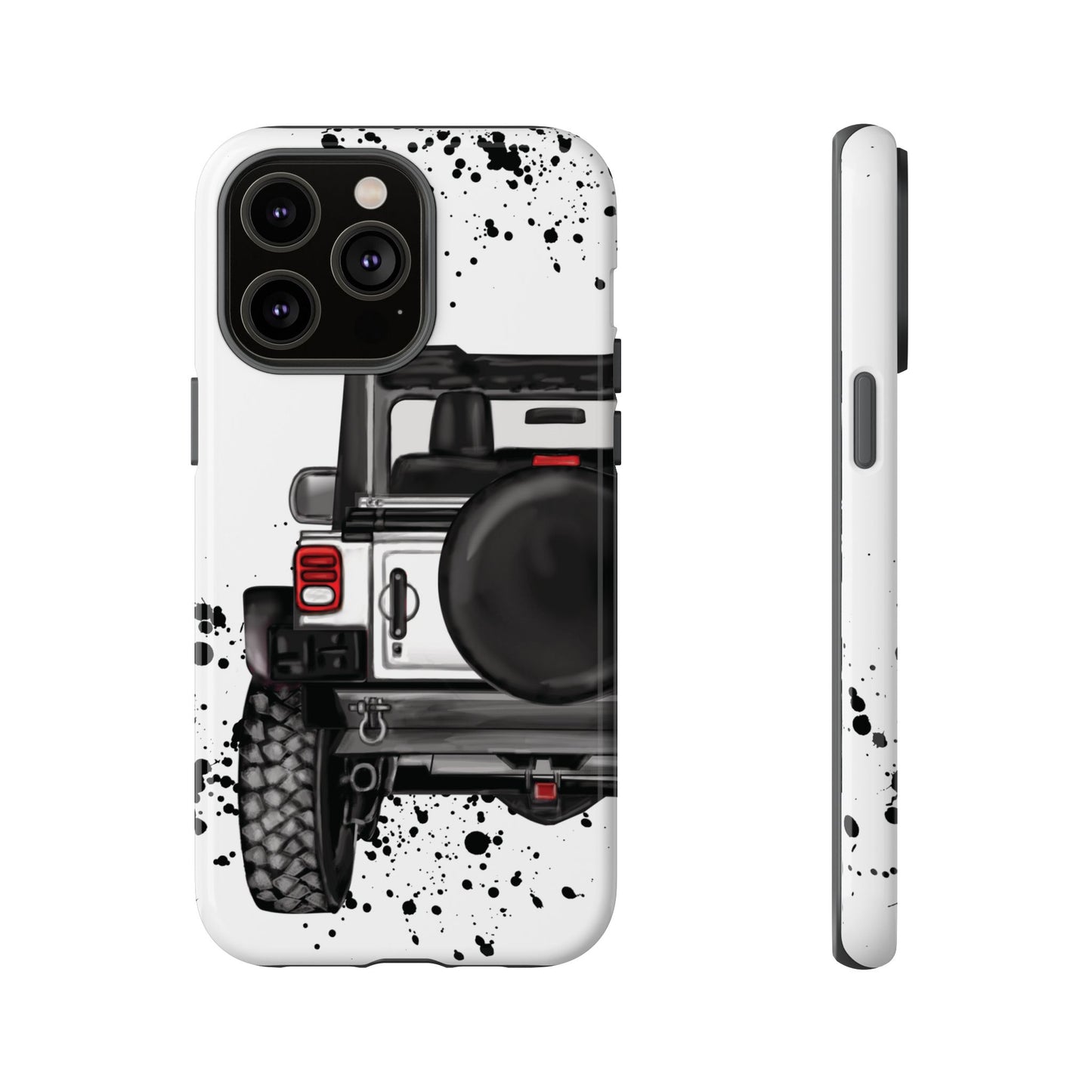 Off Road Life White Protective Case for Iphone, Google and Samsung