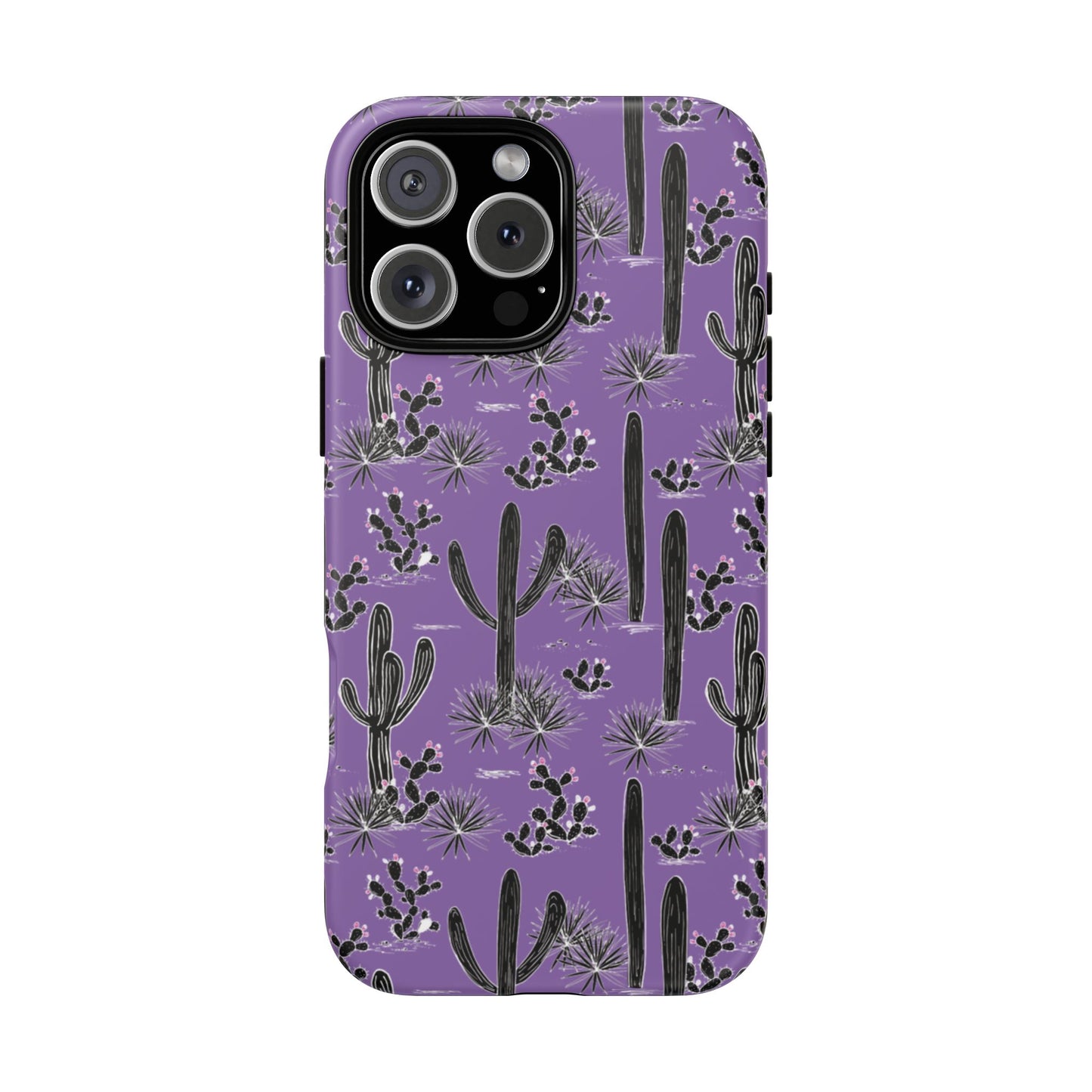 Purple Cactus Love Phone Case