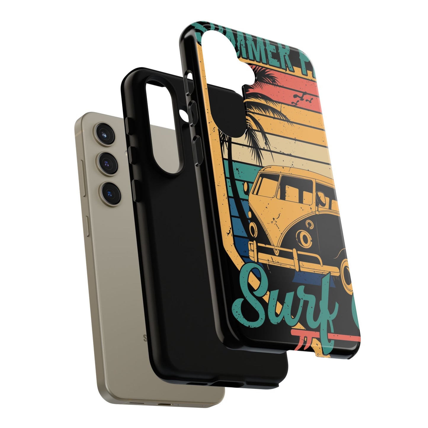 Retro Van Surf Summer Protective Phone Case