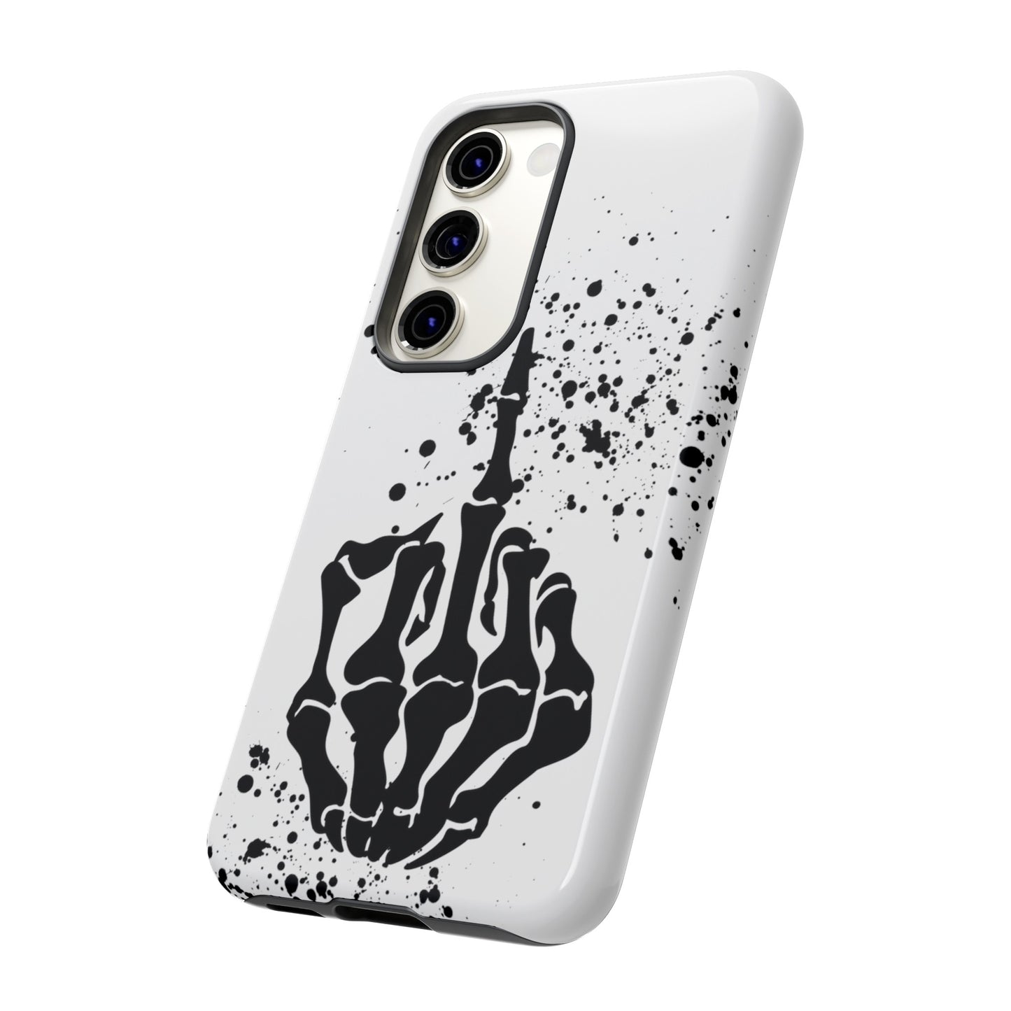 Skeleton, Finger Protective Case for Iphone, a Google and Samsung phones