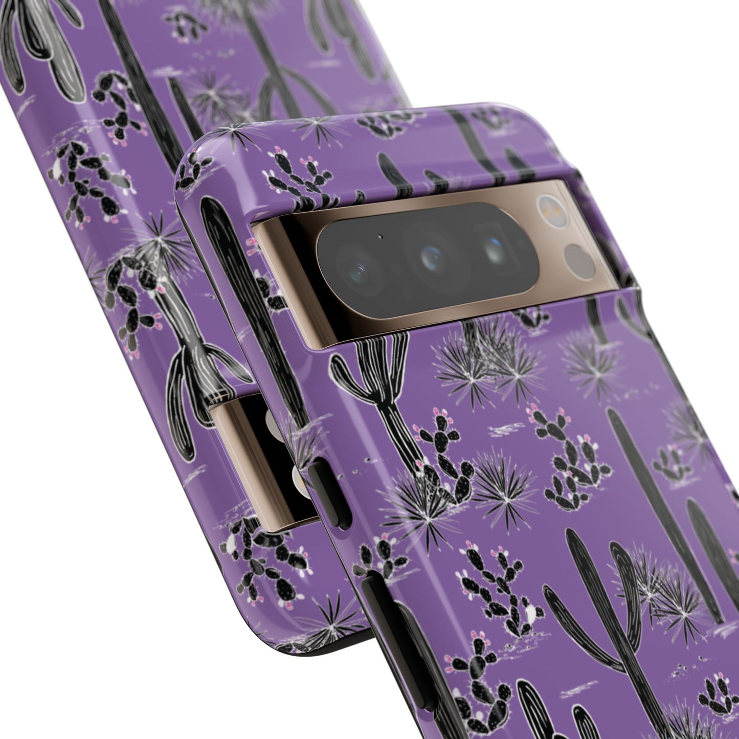 Purple Cactus Love Phone Case