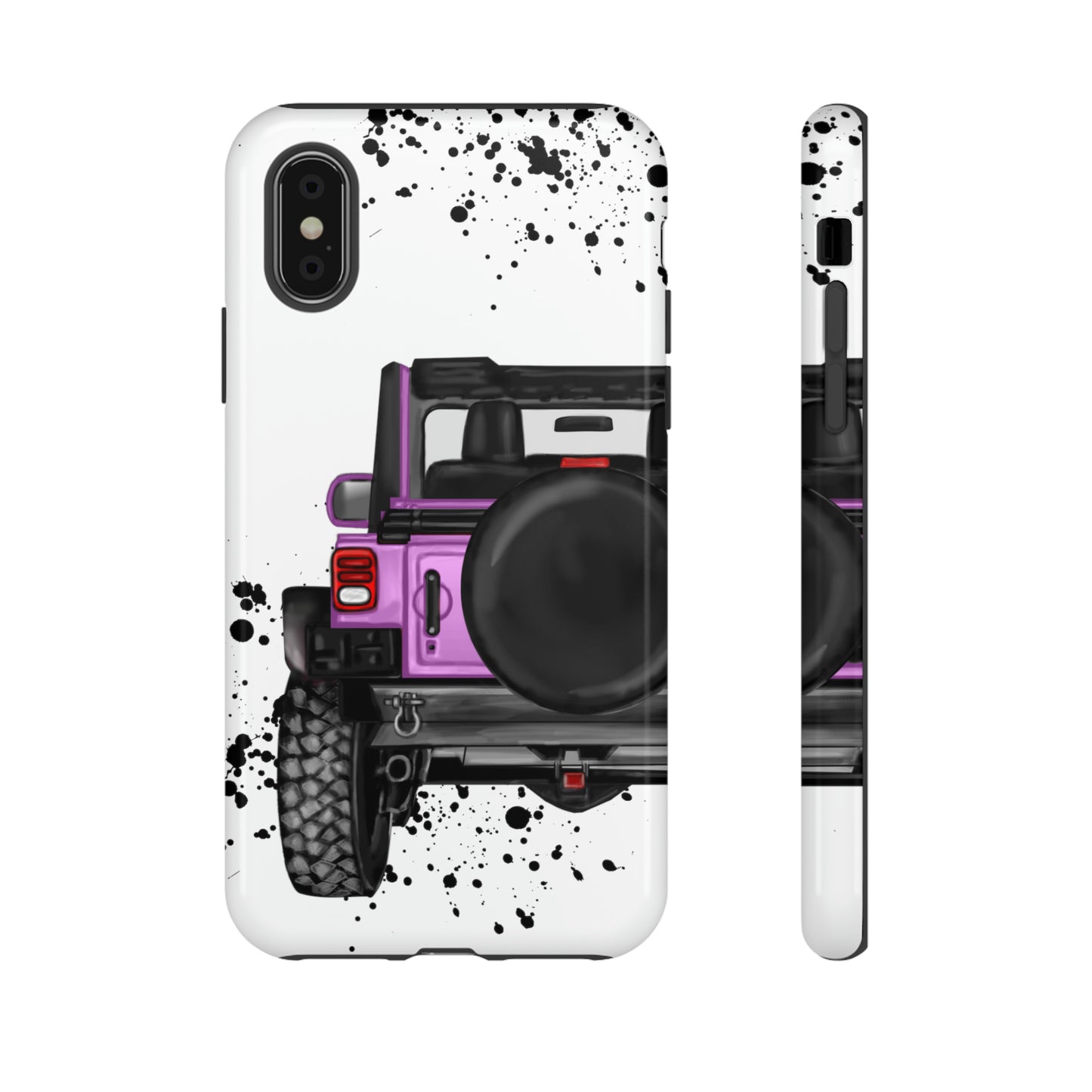 Off Road Life Charcoal Pink/Light Purple Protective Case for Iphone, Google and Samsung