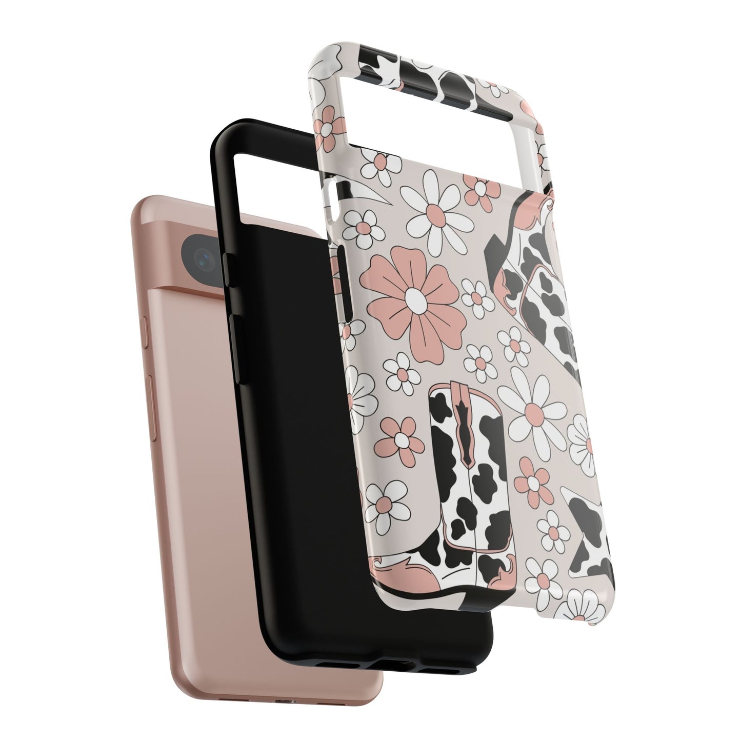 Western Flower Protective Phone Case for Google, Iphone and Samsung Phones