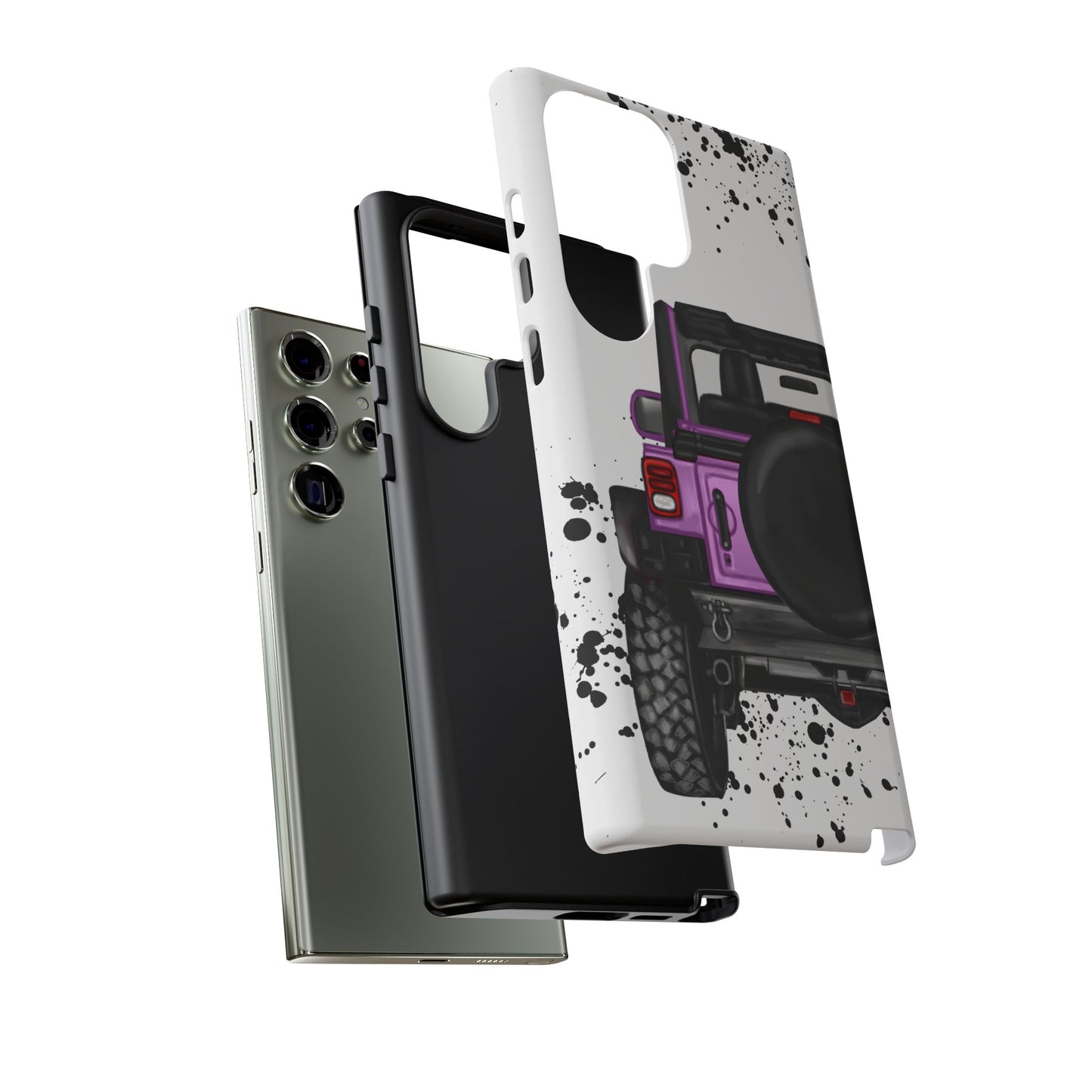 Off Road Life Pink/Light Purple Protective Case for Iphone, Google and Samsung