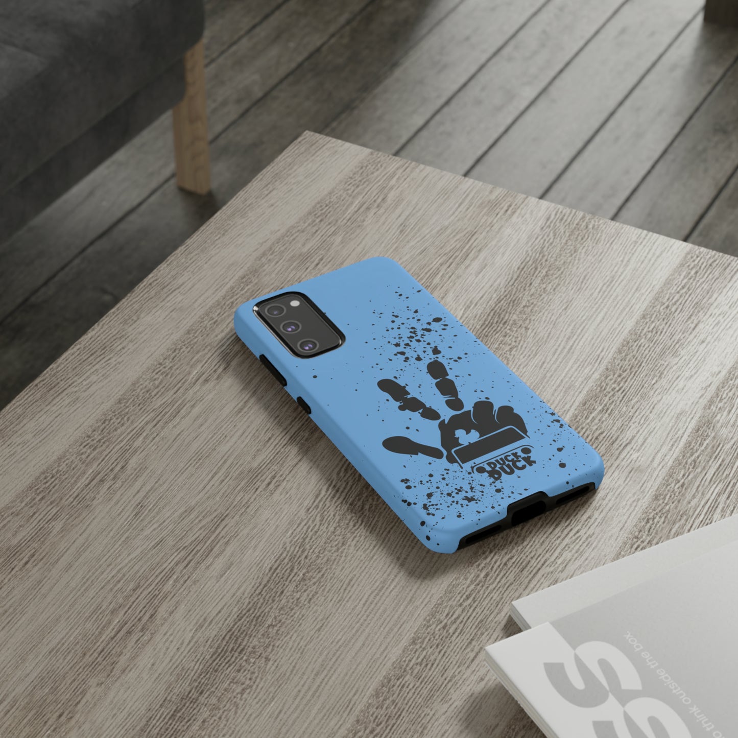 Duck Duck Blue Protective Phone Case for IPhone, Samsung and Google Phones