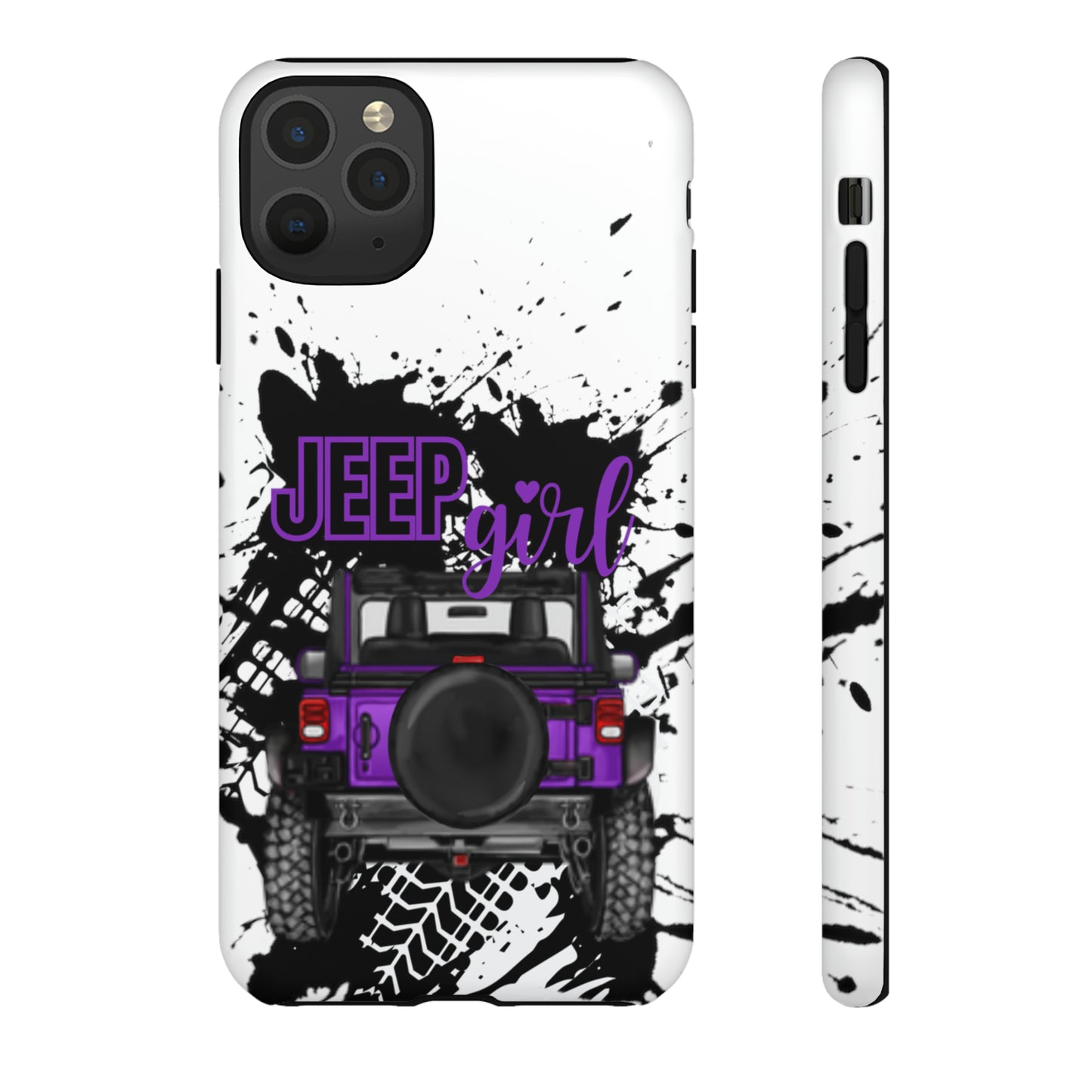 Off Road Girl Purple Tough Cases