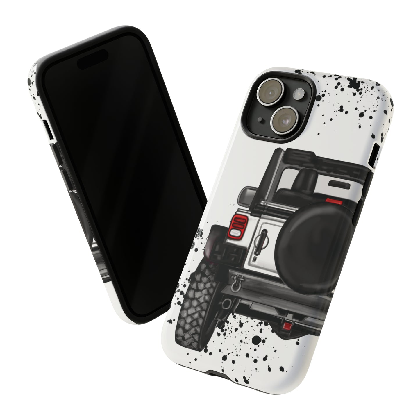 Off Road Life White Protective Case for Iphone, Google and Samsung