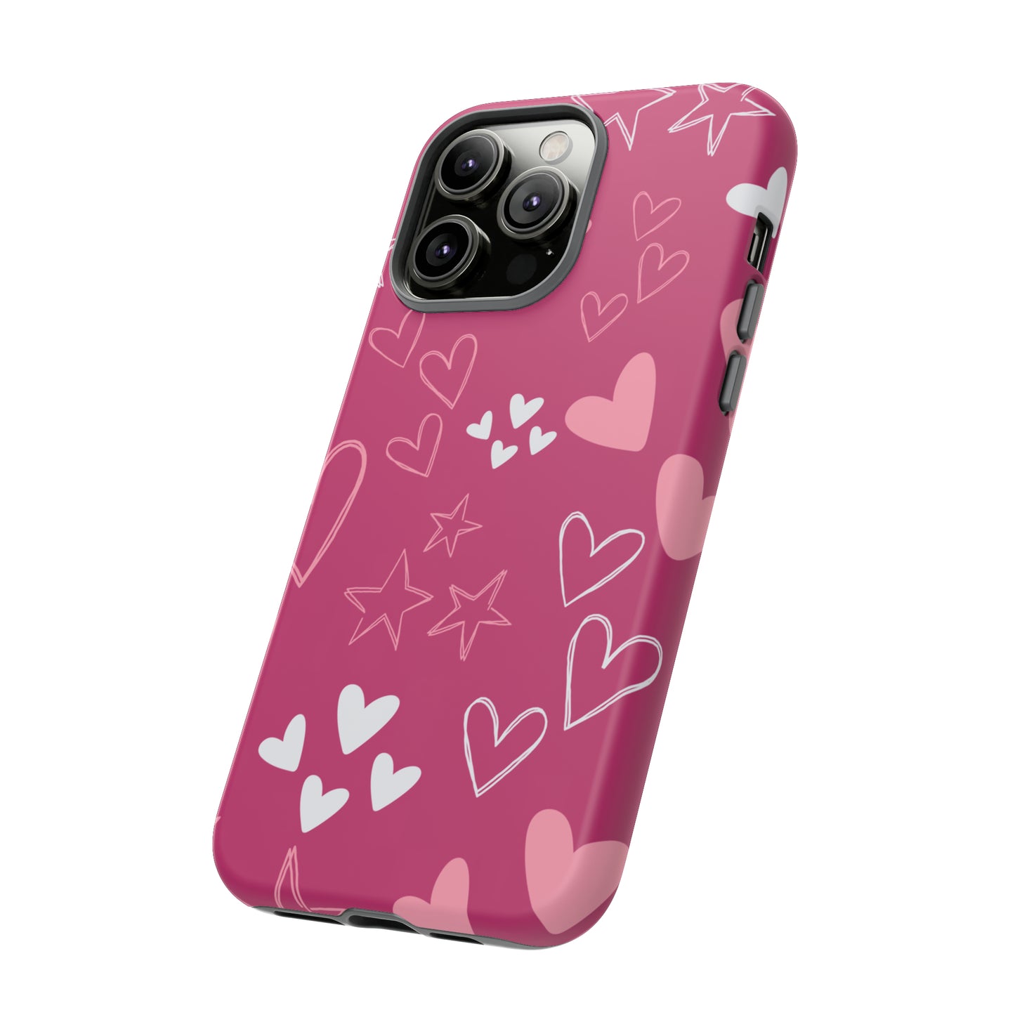 Heart and Stars Protective Case for Google, IPhone and Samsung phones