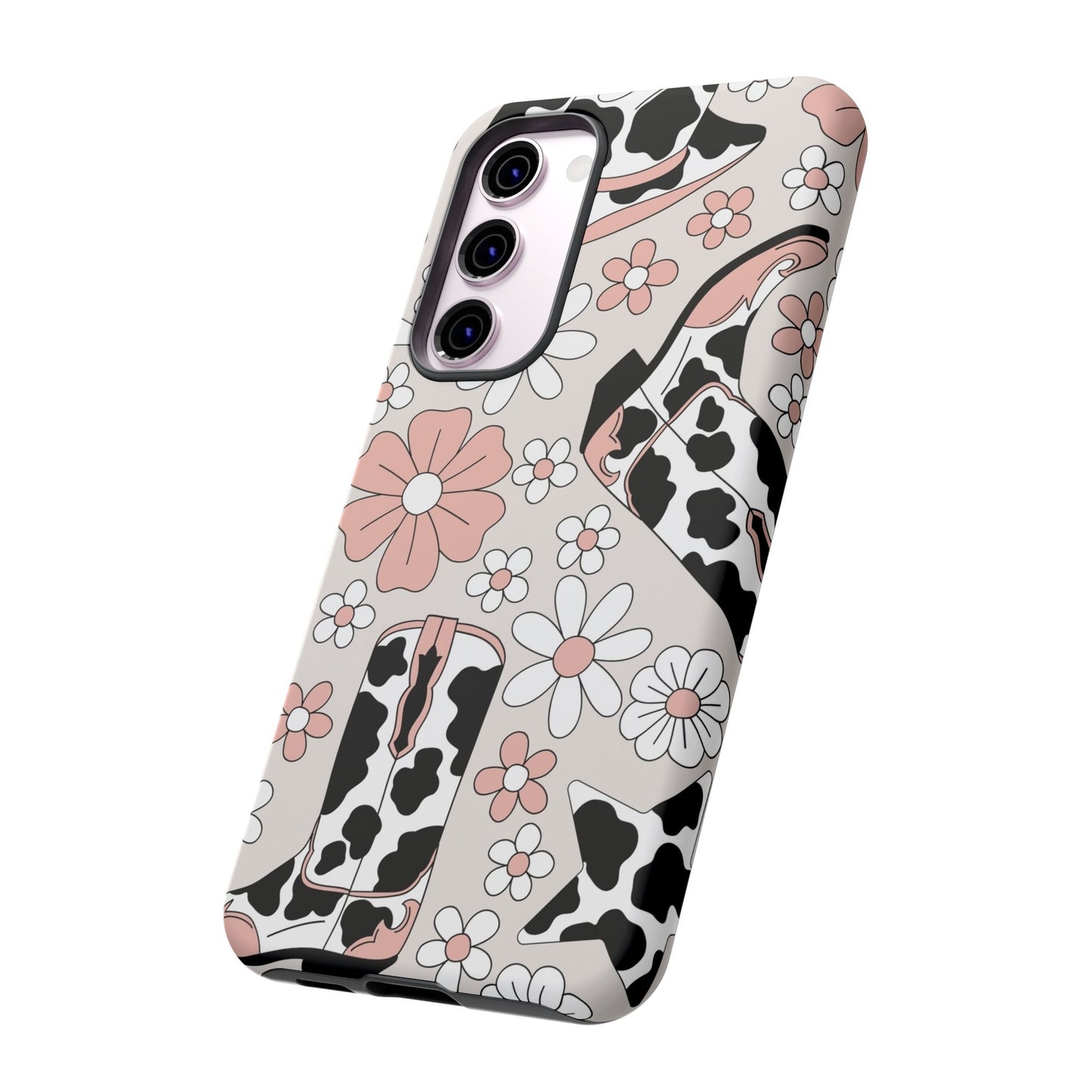Western Flower Protective Phone Case for Google, Iphone and Samsung Phones