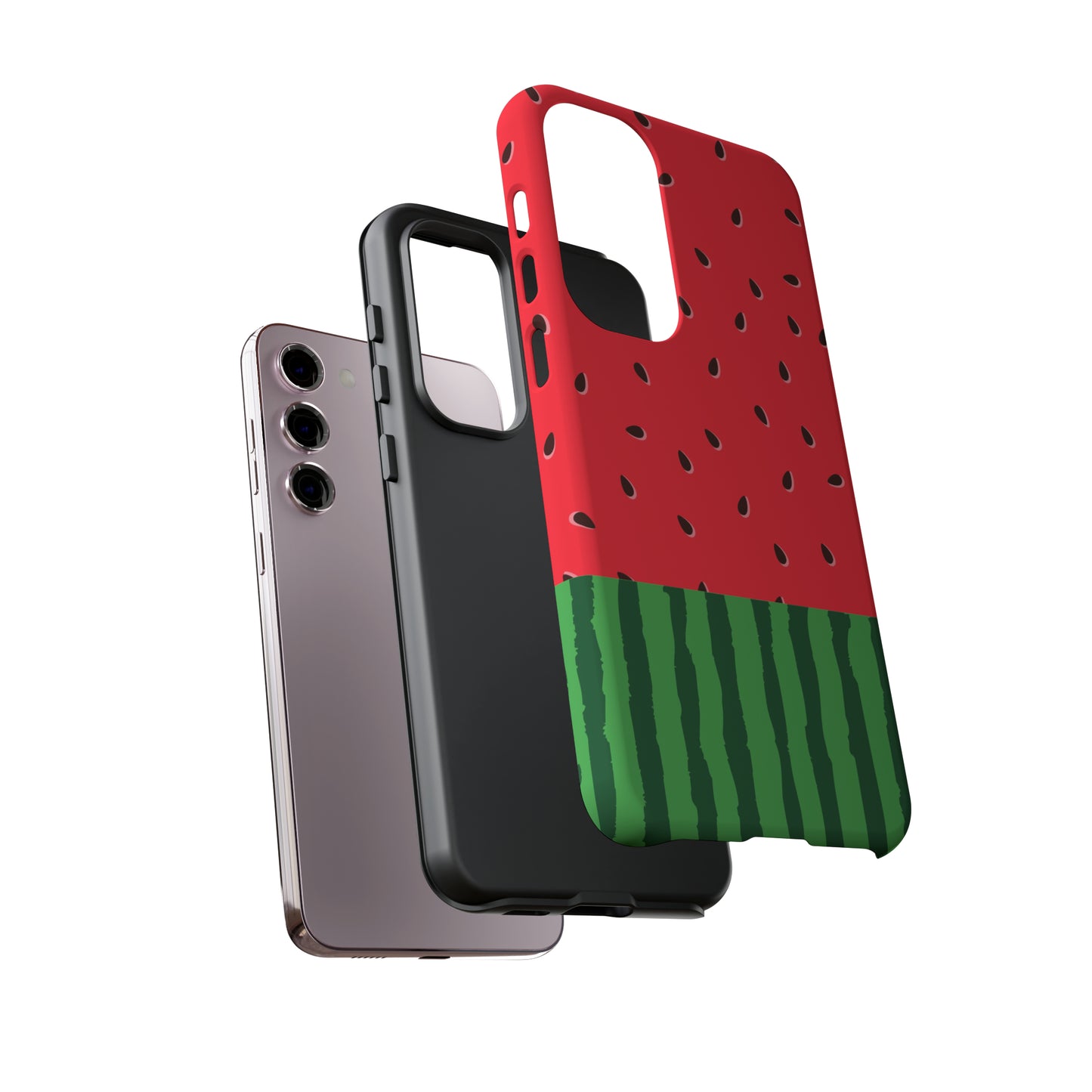 Adorable Watermelon Protective Phone Case for Google, Iphone, and Samsung Phone Cases