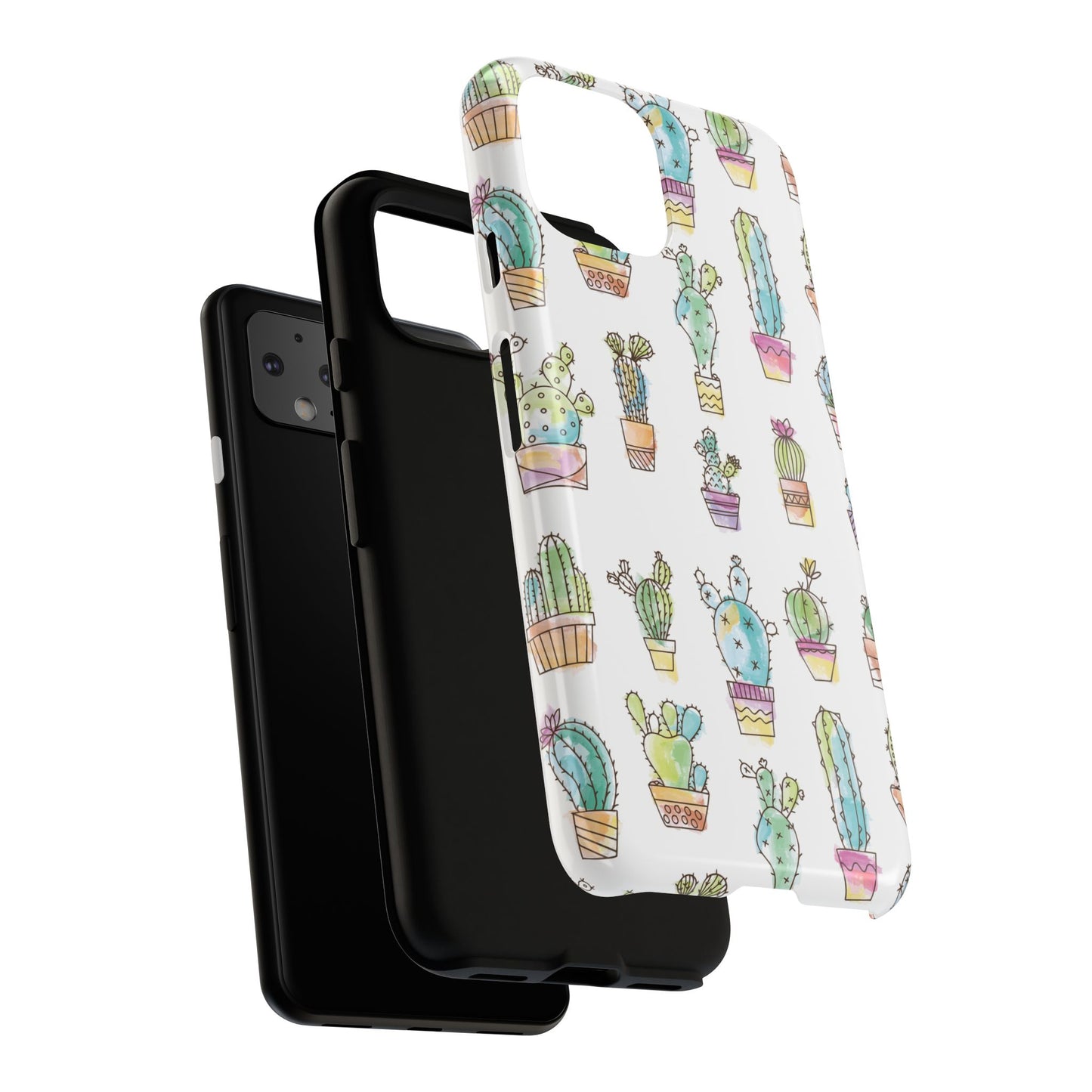 Pastel Cactus Love Phone Case
