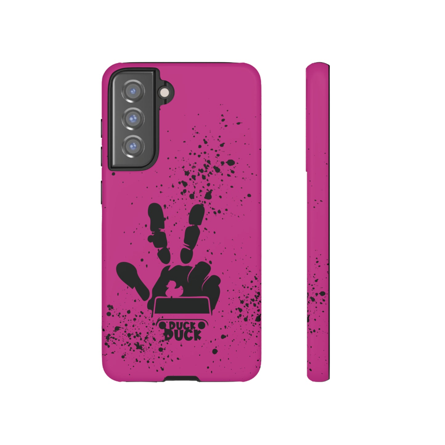 Duck Duck Hot Pink Protective Phone Case for IPhone, Samsung and Google Phone