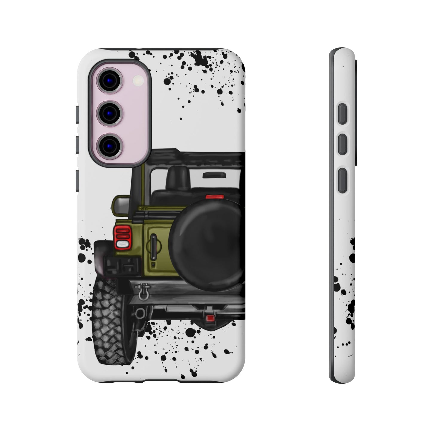 Off Road Life Army Green Protective Case for Iphone, Google and Samsung