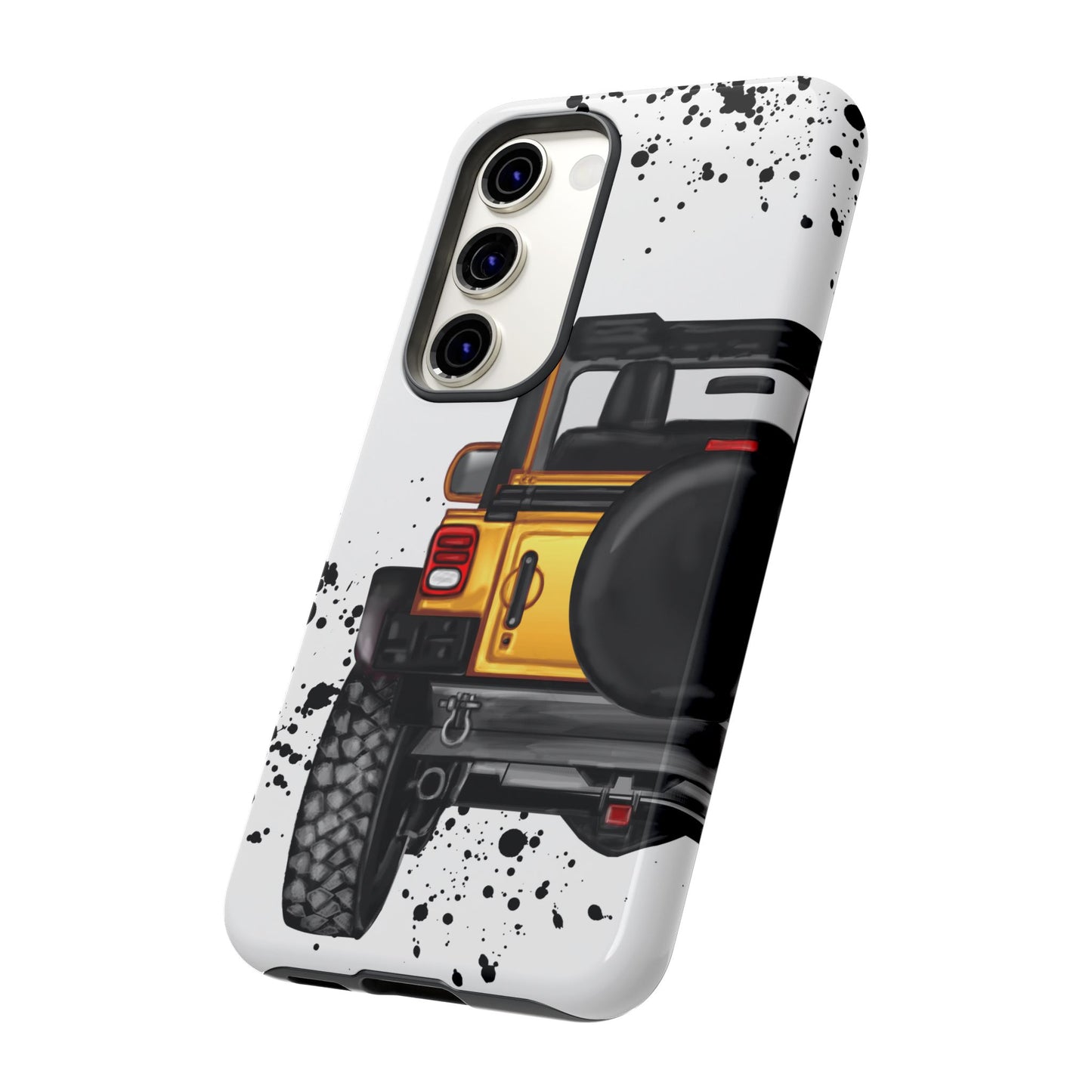 Off Road Life Yellow Protective Case for Iphone, Google and Samsung