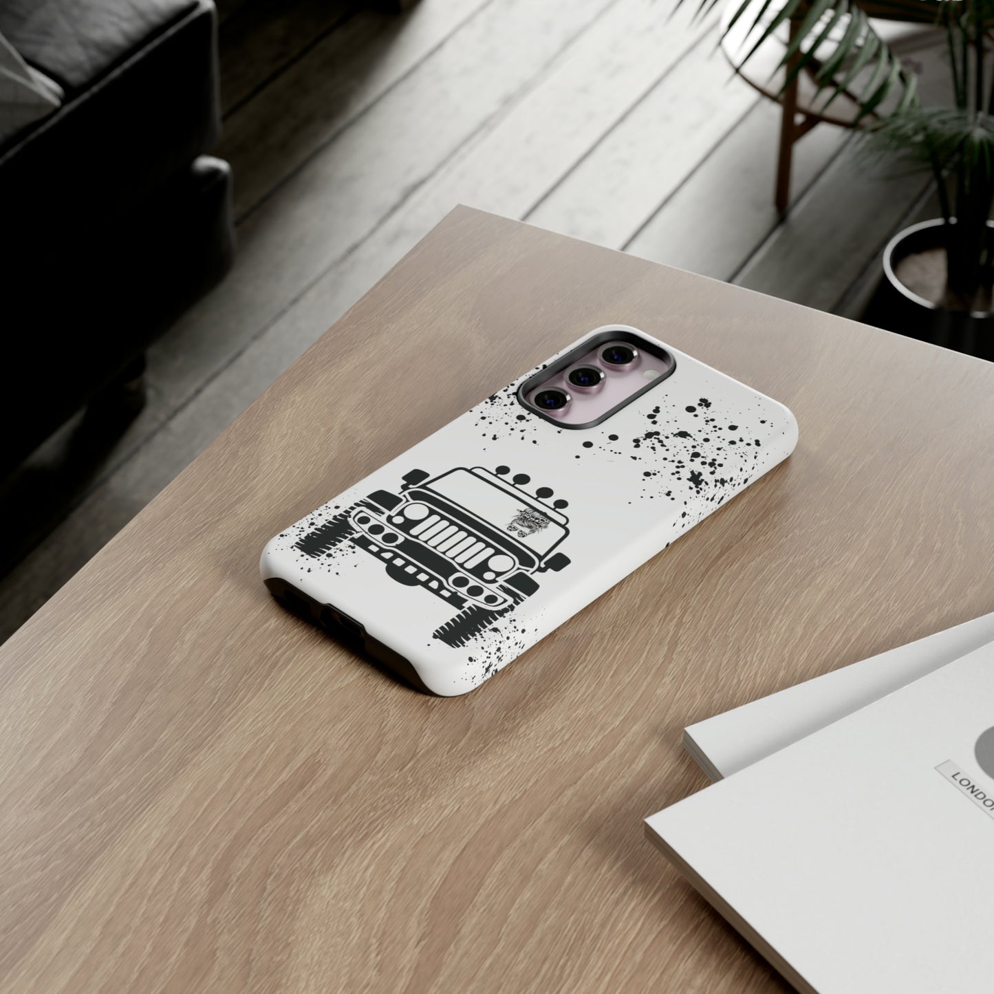 Off Road Girl Cow Print Shades Protective Phone Case for Iphone, Samsung and Google Phones