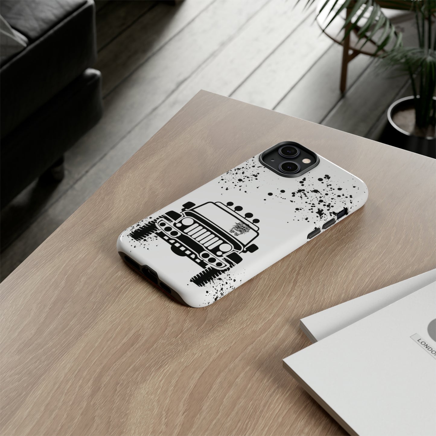 Off Road Girl Cow Print Shades Protective Phone Case for Iphone, Samsung and Google Phones