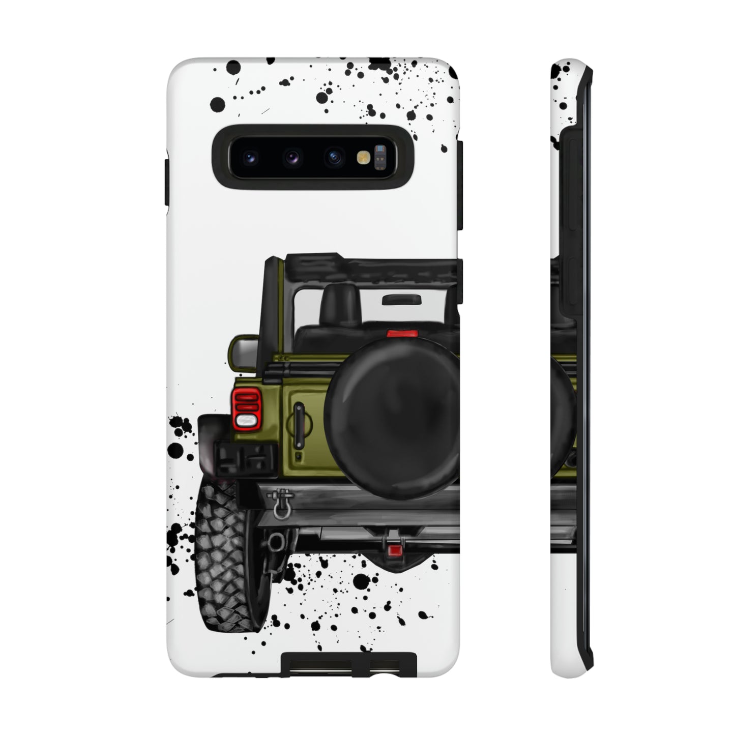 Off Road Life Army Green Protective Case for Iphone, Google and Samsung