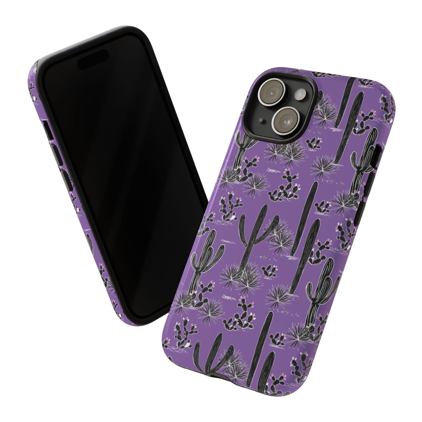 Purple Cactus Love Phone Case