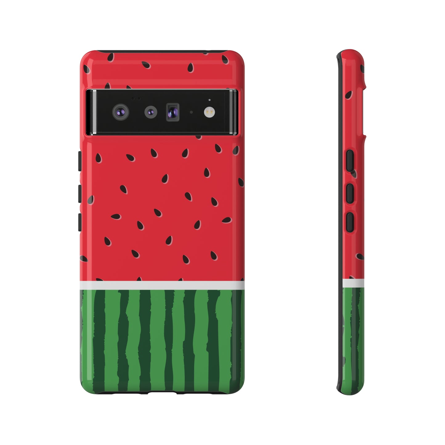 Adorable Watermelon Protective Phone Case for Google, Iphone, and Samsung Phone Cases