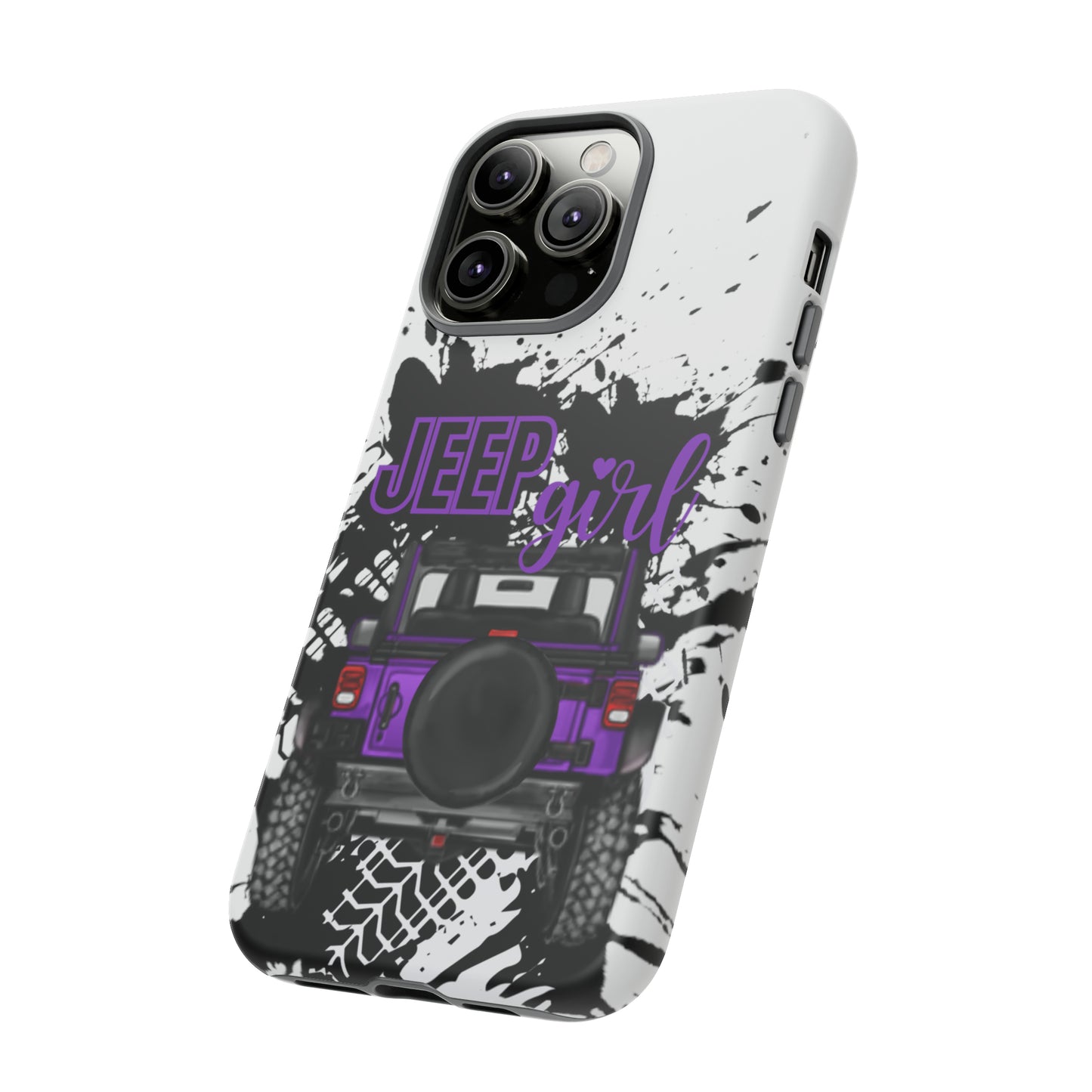 Off Road Girl Purple Tough Cases