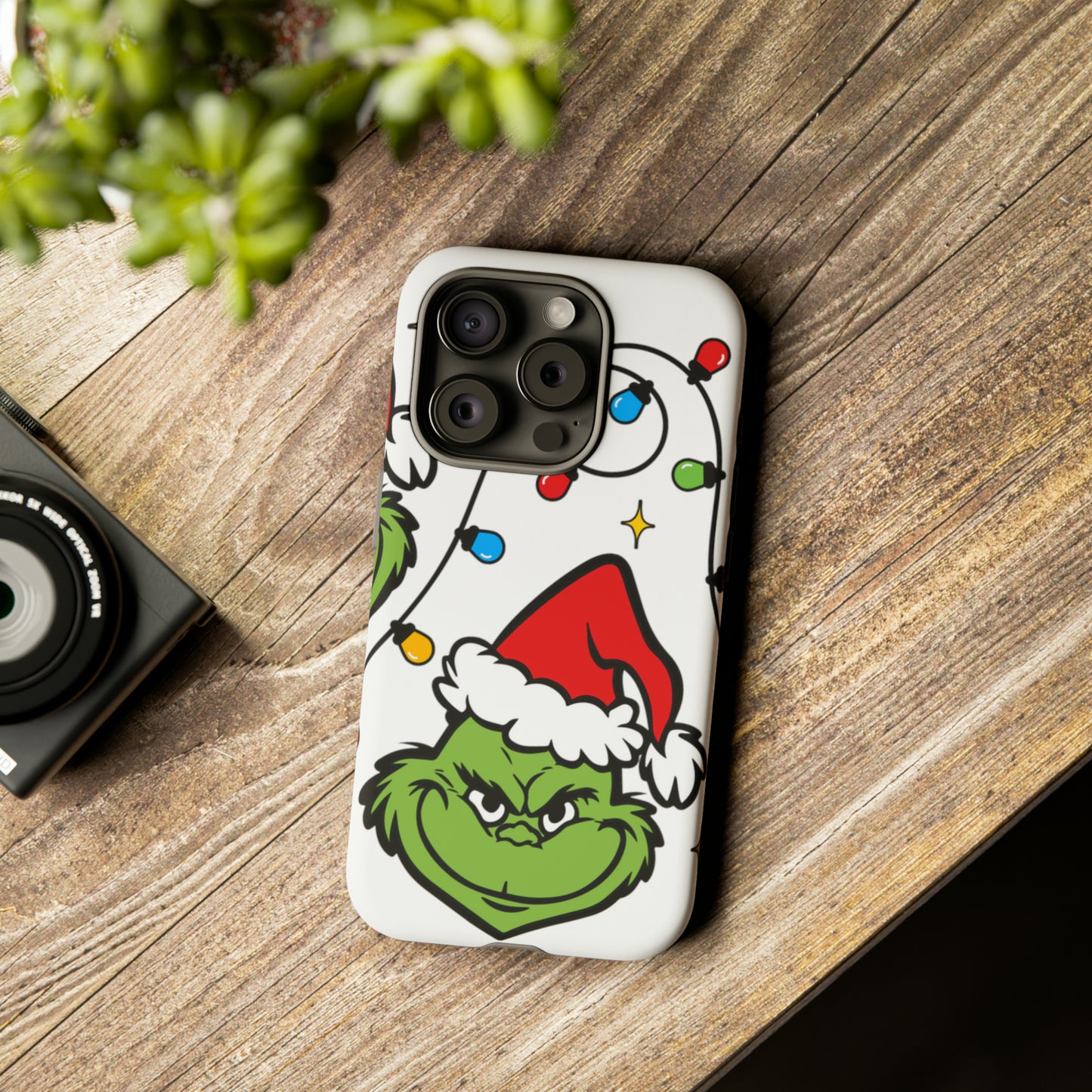 Grinchmas Lights Protective Case for IPhone, Samsung and Google Phones