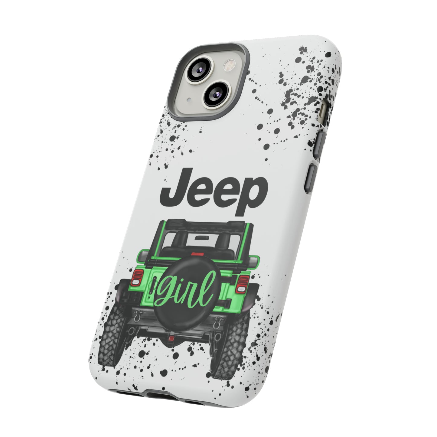 Off Road Girl Light Green Protective Case for Iphone, Google and Samsung Phones